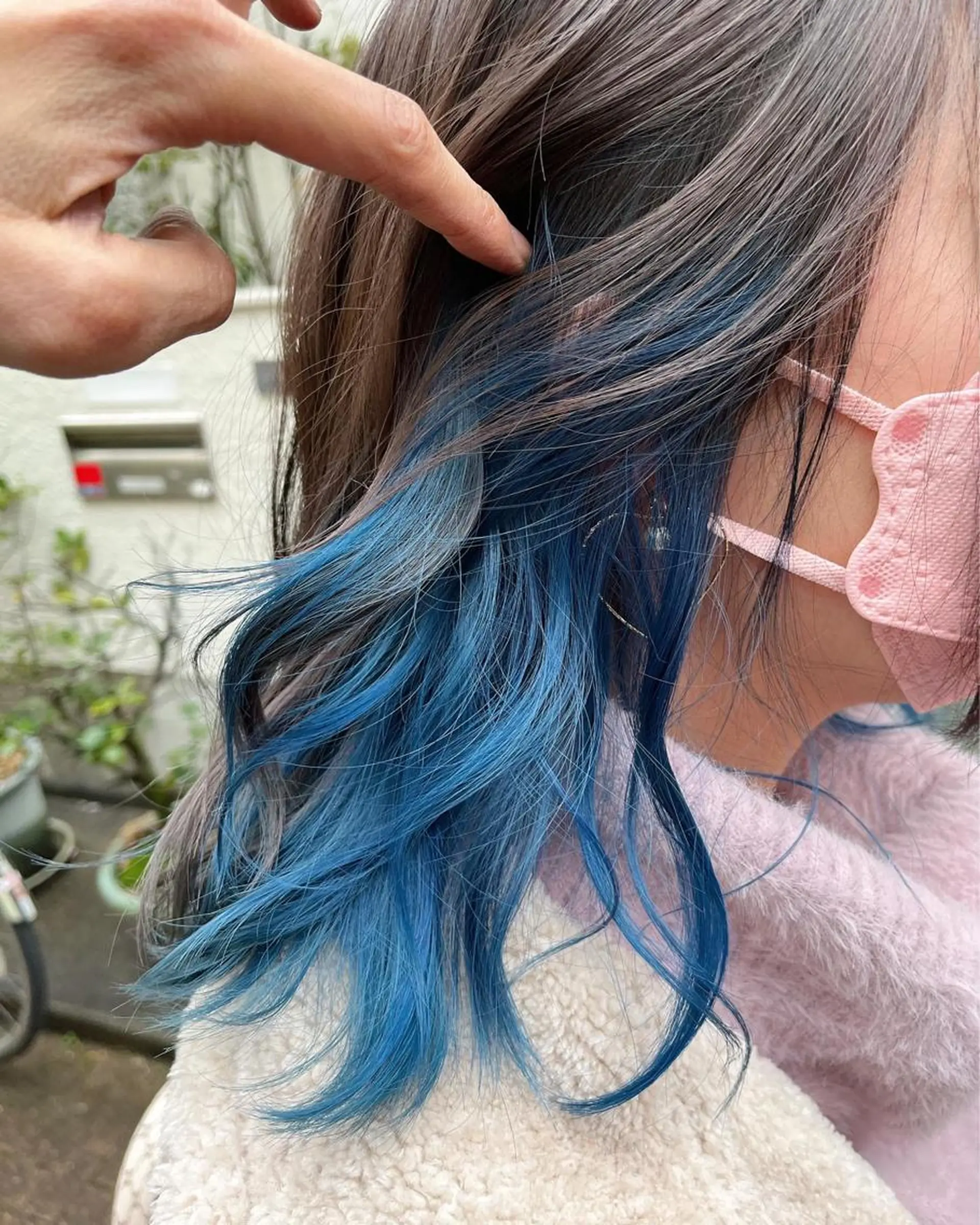 ミディアム カラー ショートボブ ボブレイヤー アッシュ バレイヤージュ ミストバング カット ヘアカラー トリートメント 原宿サロン代表 デザインカラー伊藤卓のヘアスタイル