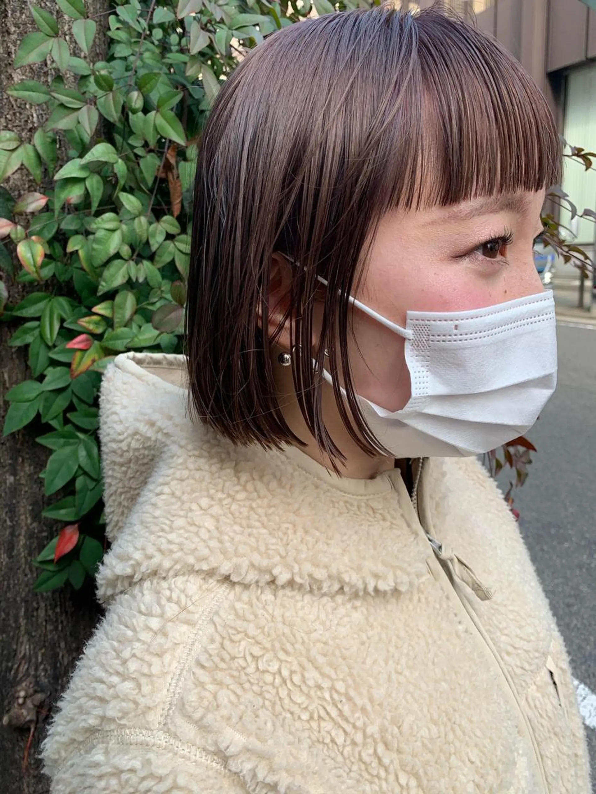 ショート カラー ブリーチ ボブ カット ヘアカラー トリートメント パーマ/ボブ/ 神戸/豊浦翔太のヘアスタイル