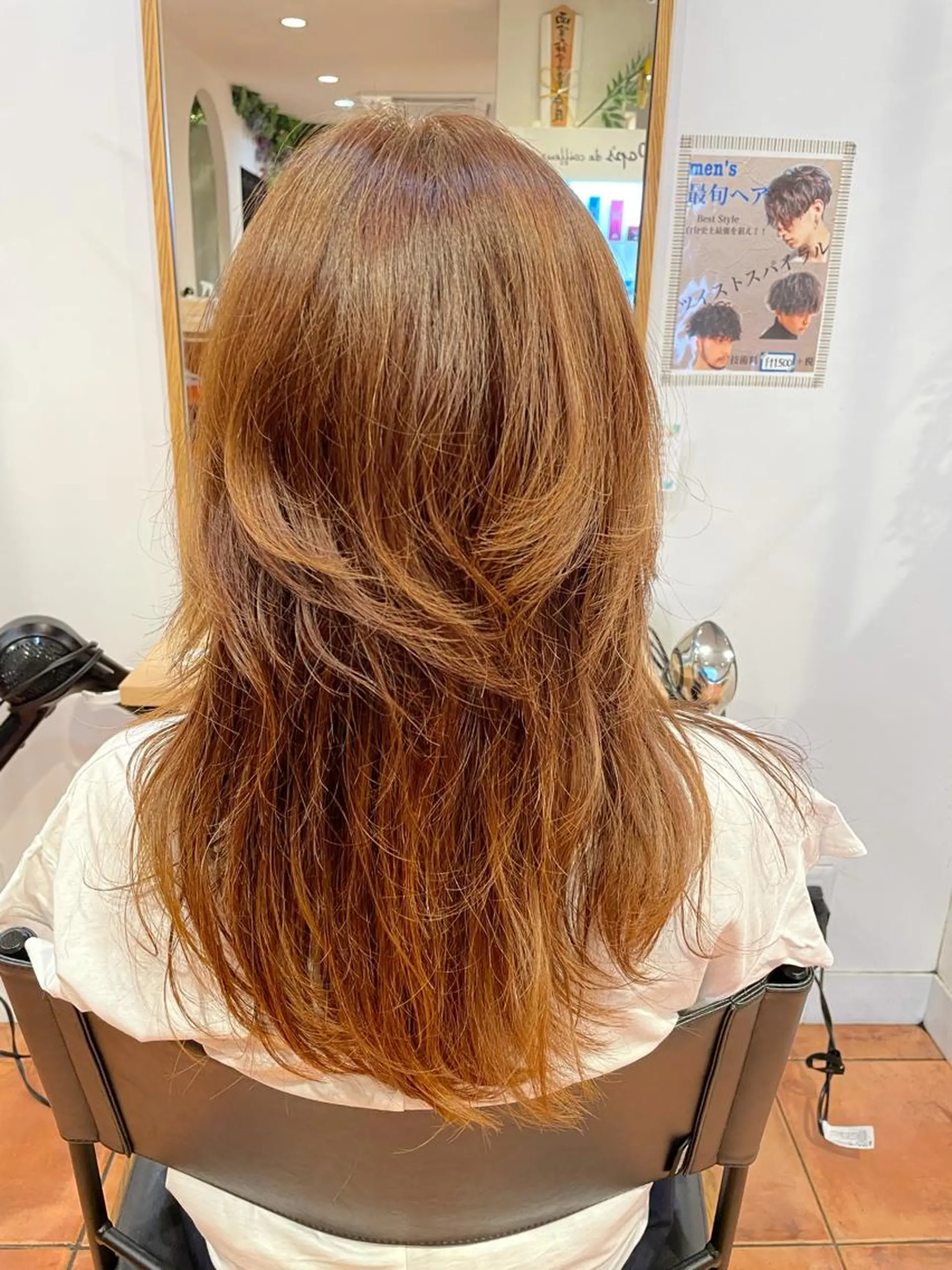 ロング 美髪ストレート/ メンズヘア/中田海斗のヘアスタイル