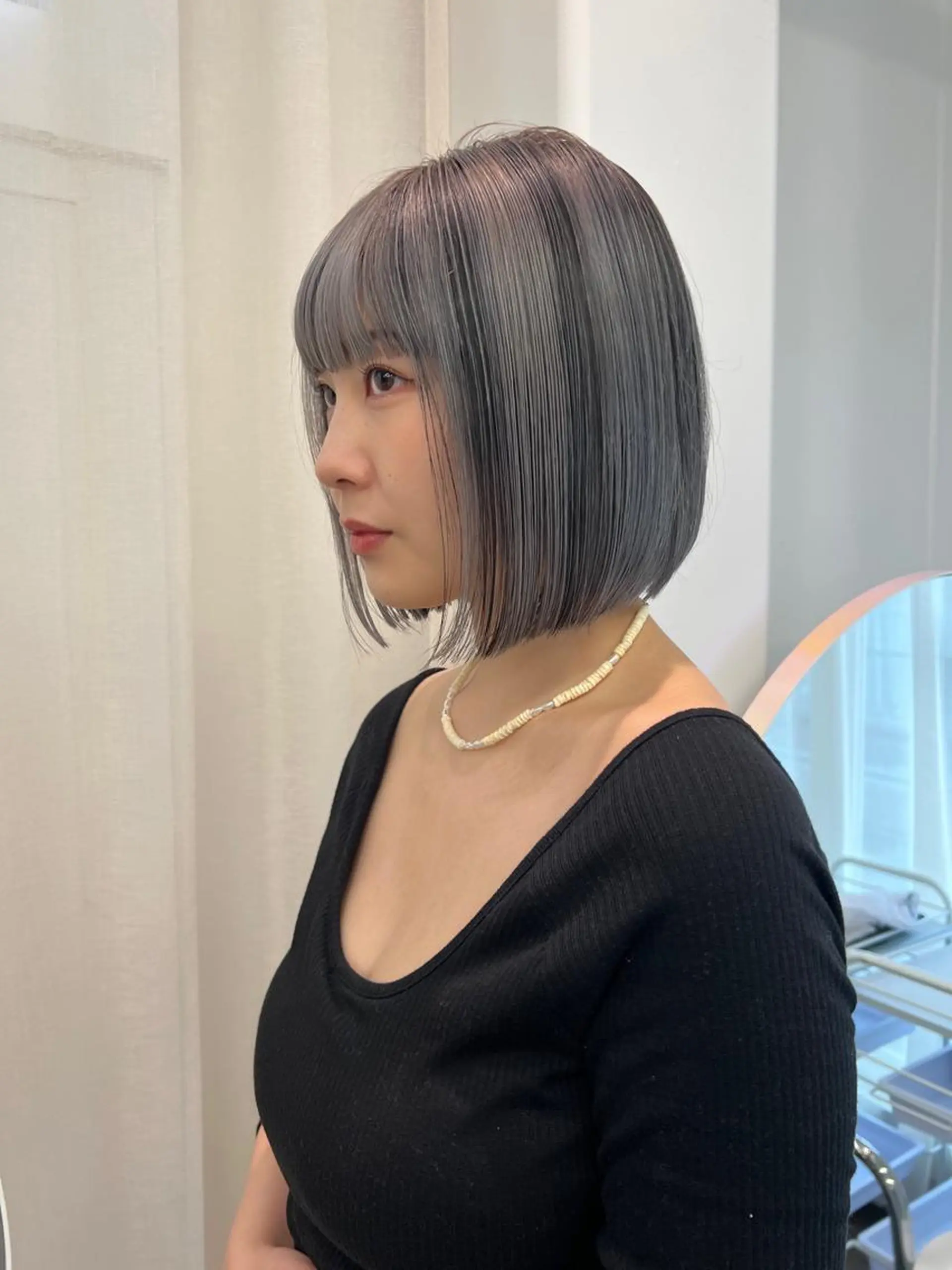 ショート カラー ヘアアレンジ ハイライトカラー ボブ ハイライト レイヤー🌟艶カラー 🕊まやのヘアスタイル