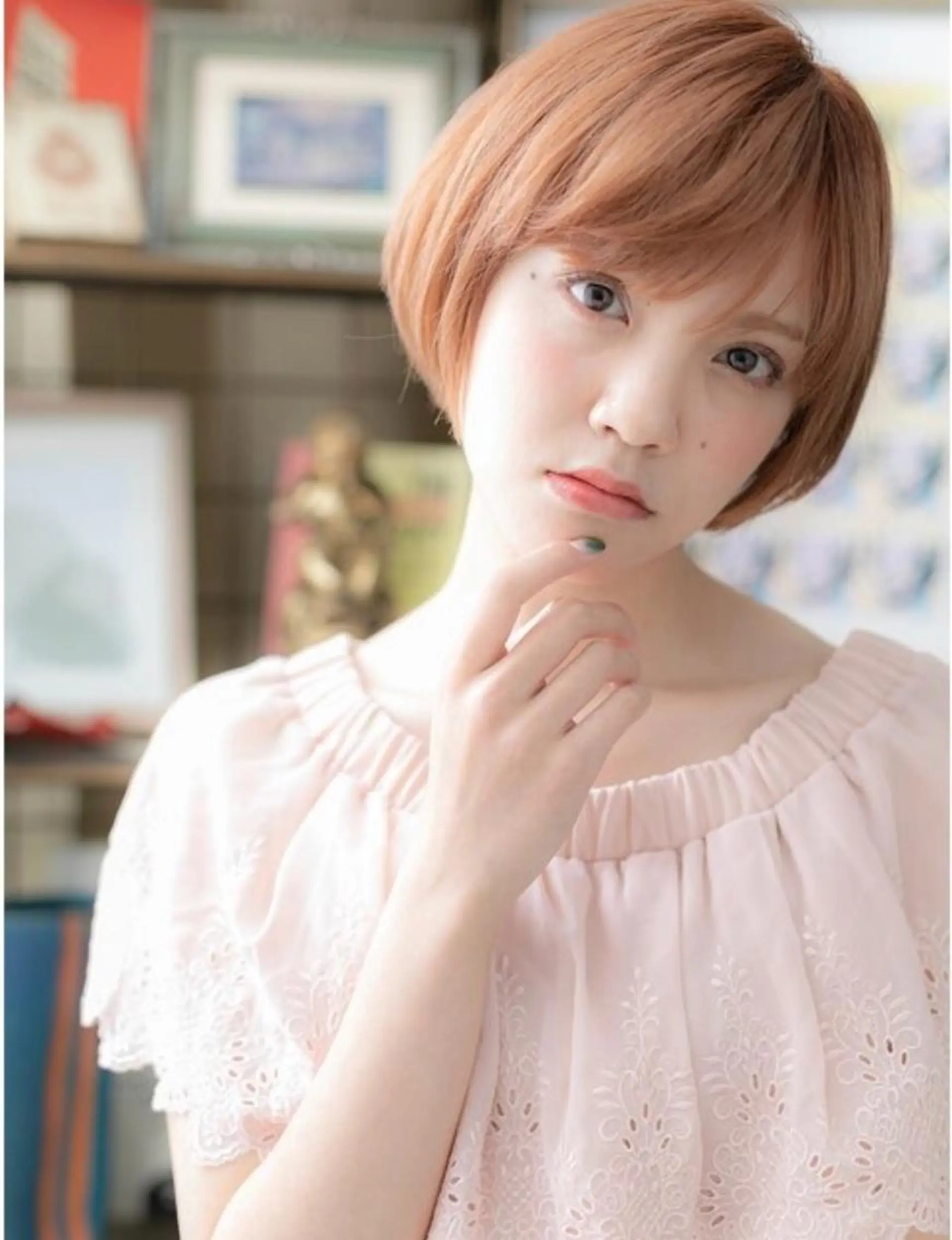 ショート カラー ショートヘア cover hair bliss 川口東口SOGO店所属・後悔はさせません 🔥💪千原一輝のヘアスタイル