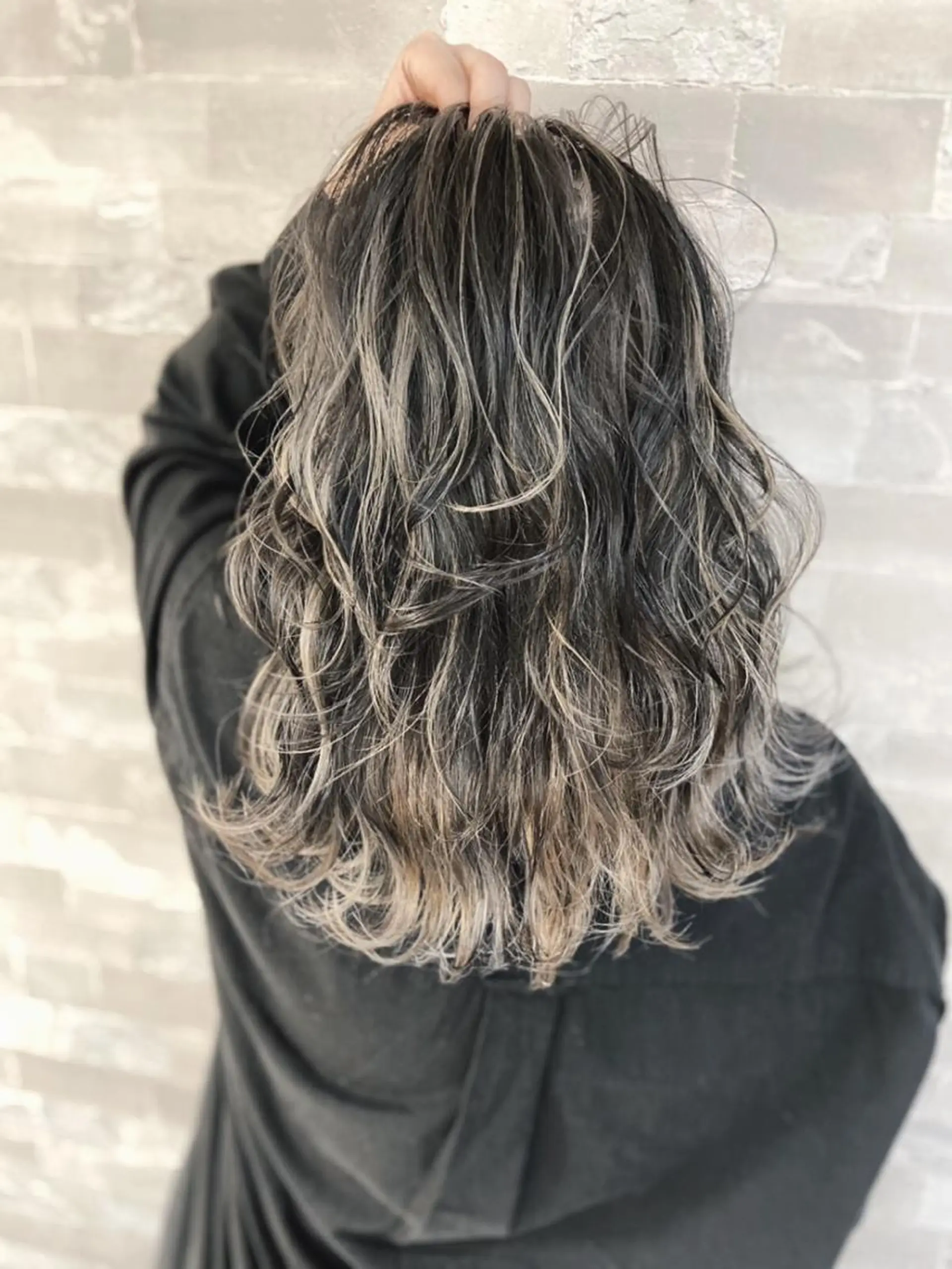 ロング カラー バレイヤージュ レイヤーカット カット ヘアカラー PLUS  A所属・yoriko ♪のヘアスタイル