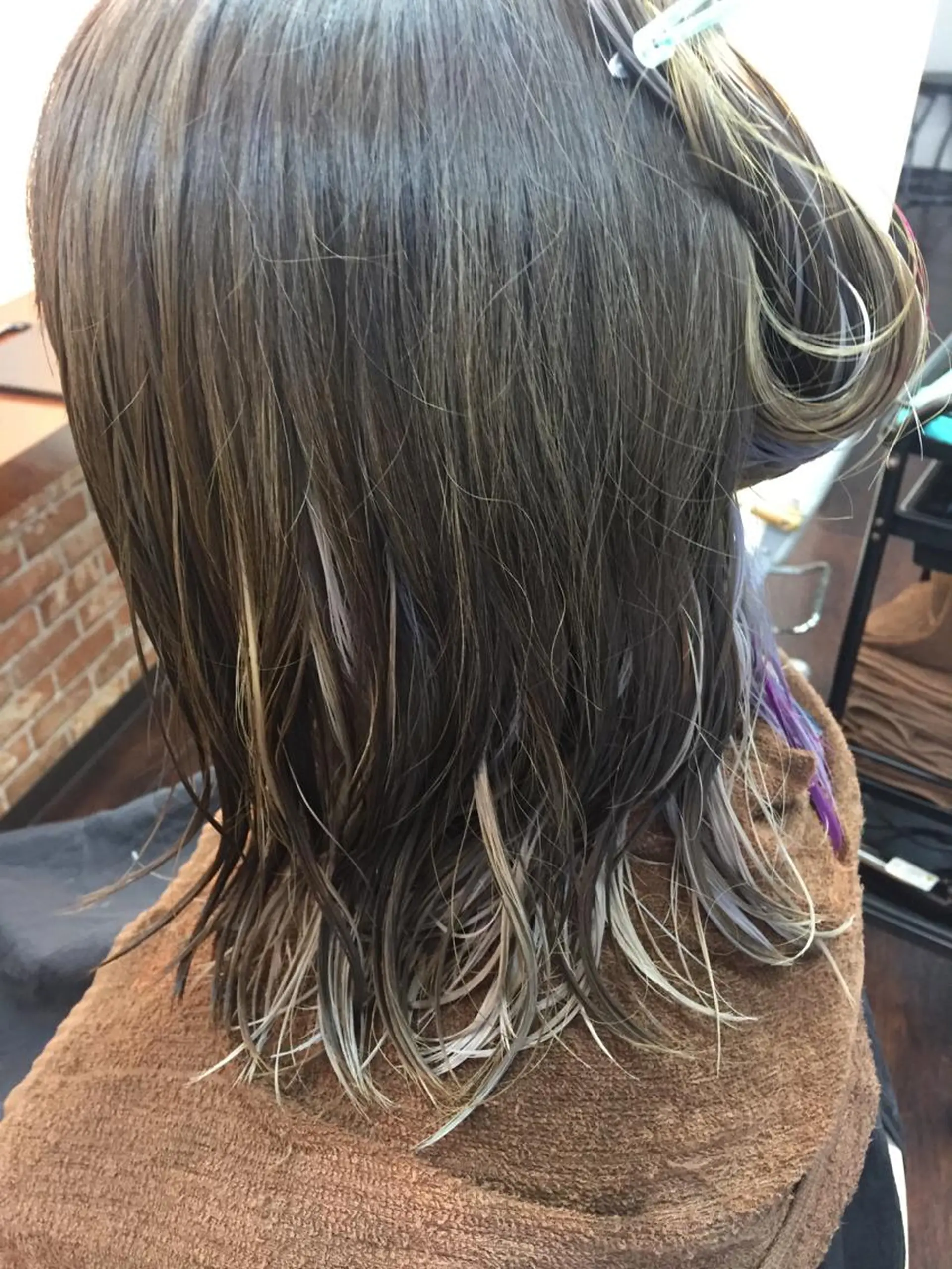 ミディアム カラー 桧山 真のヘアスタイル