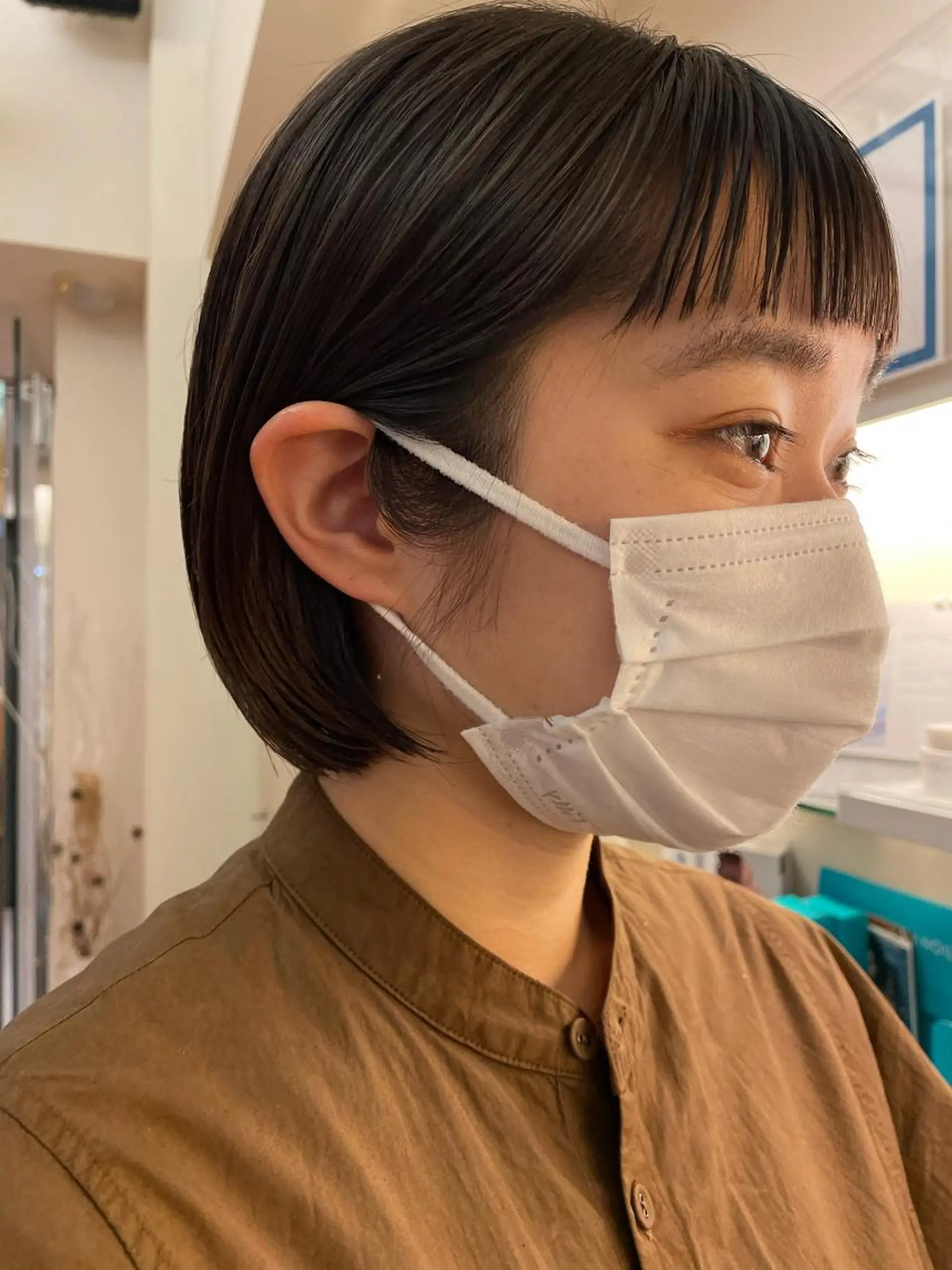 ショート ボブ 伸ばしかけ アンキシム ahnkism所属・nit by AHNKISMのヘアスタイル