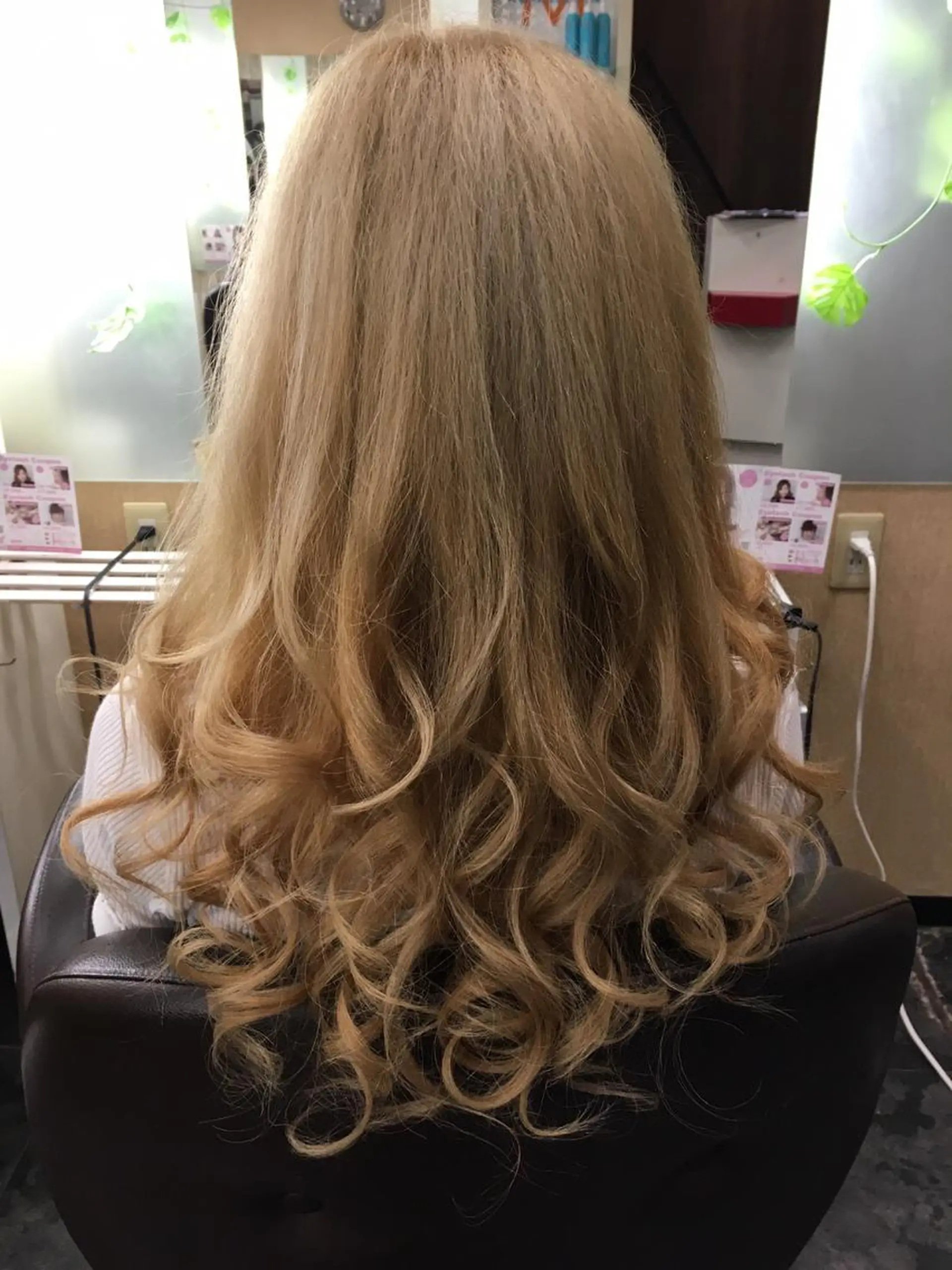 ロング カラー チビ編み込みエクステ シールEXどぅ〜すのヘアスタイル