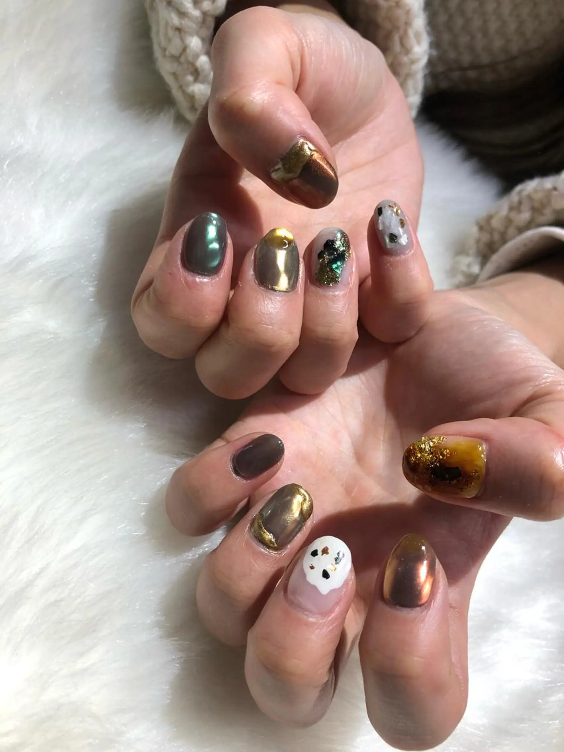 ネイル Amber21.所属・Nagahama Akariのネイルデザイン