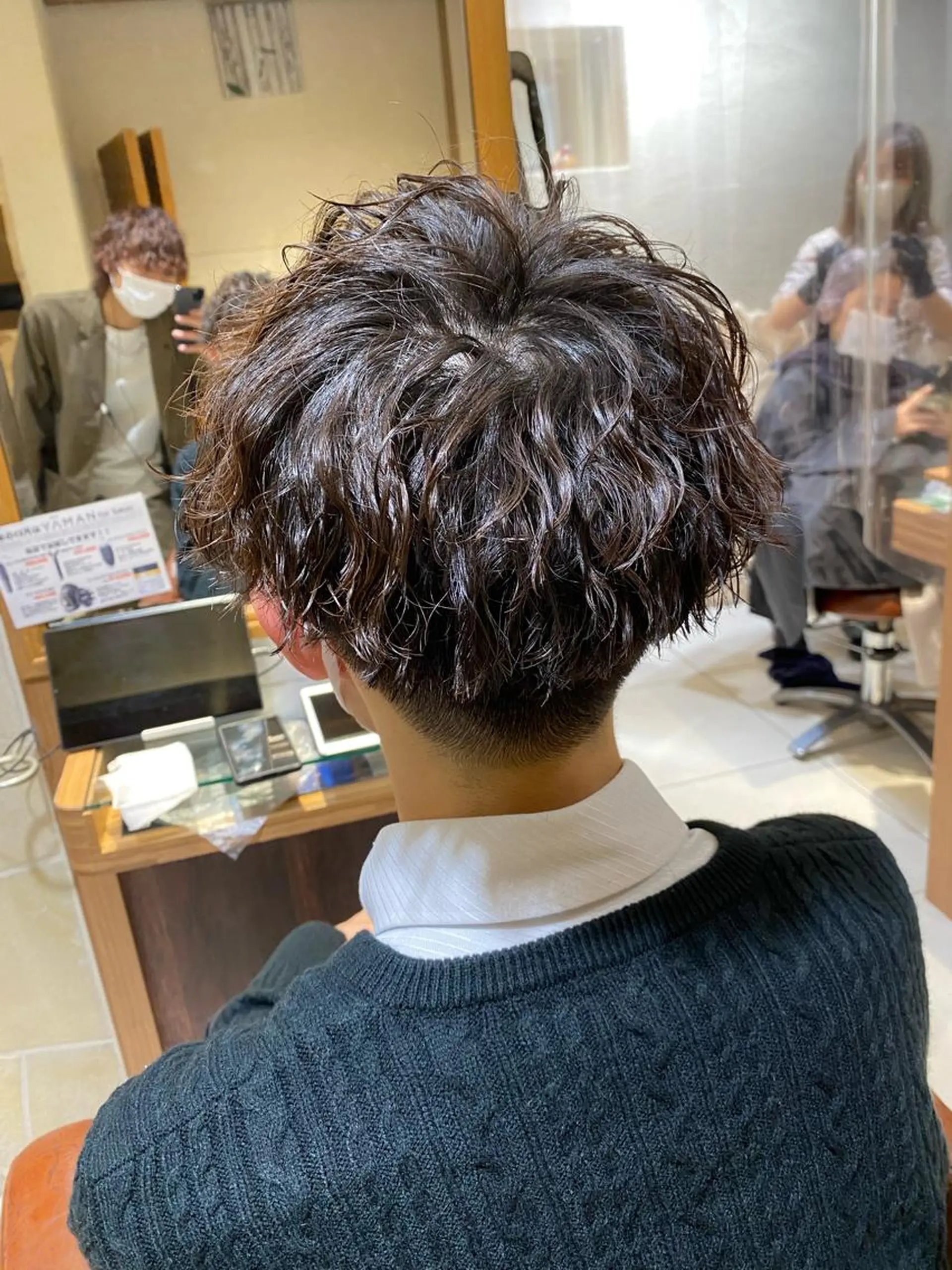 ショート カット パーマ メンズパーマ スペシャリスト大塚のヘアスタイル