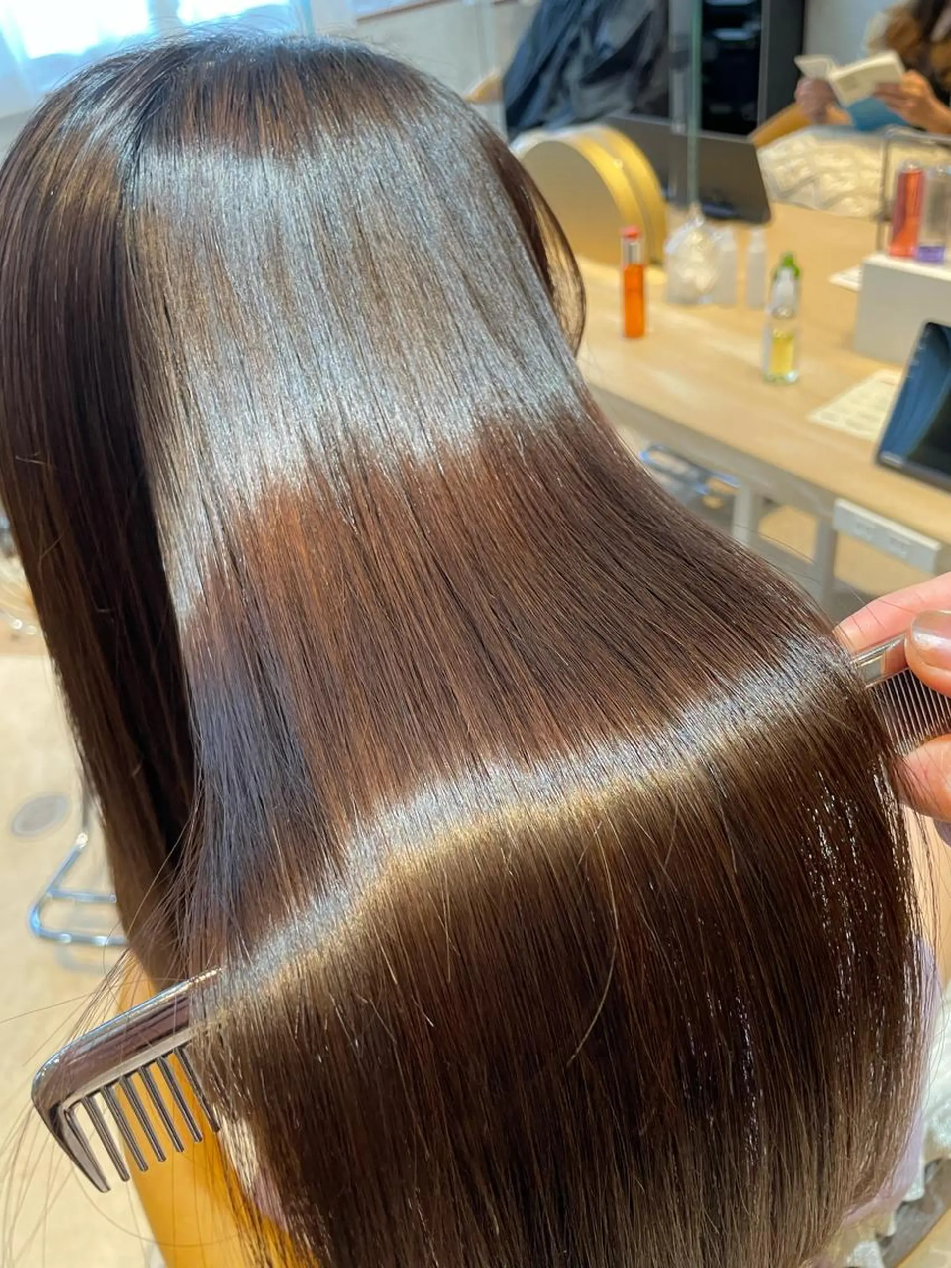 セミロング 縮毛矯正 カット 縮毛矯正 トリートメント ボンドストーリーノヴァ所属・縮毛矯正・髪質改善 ❣️三浦正也のヘアスタイル