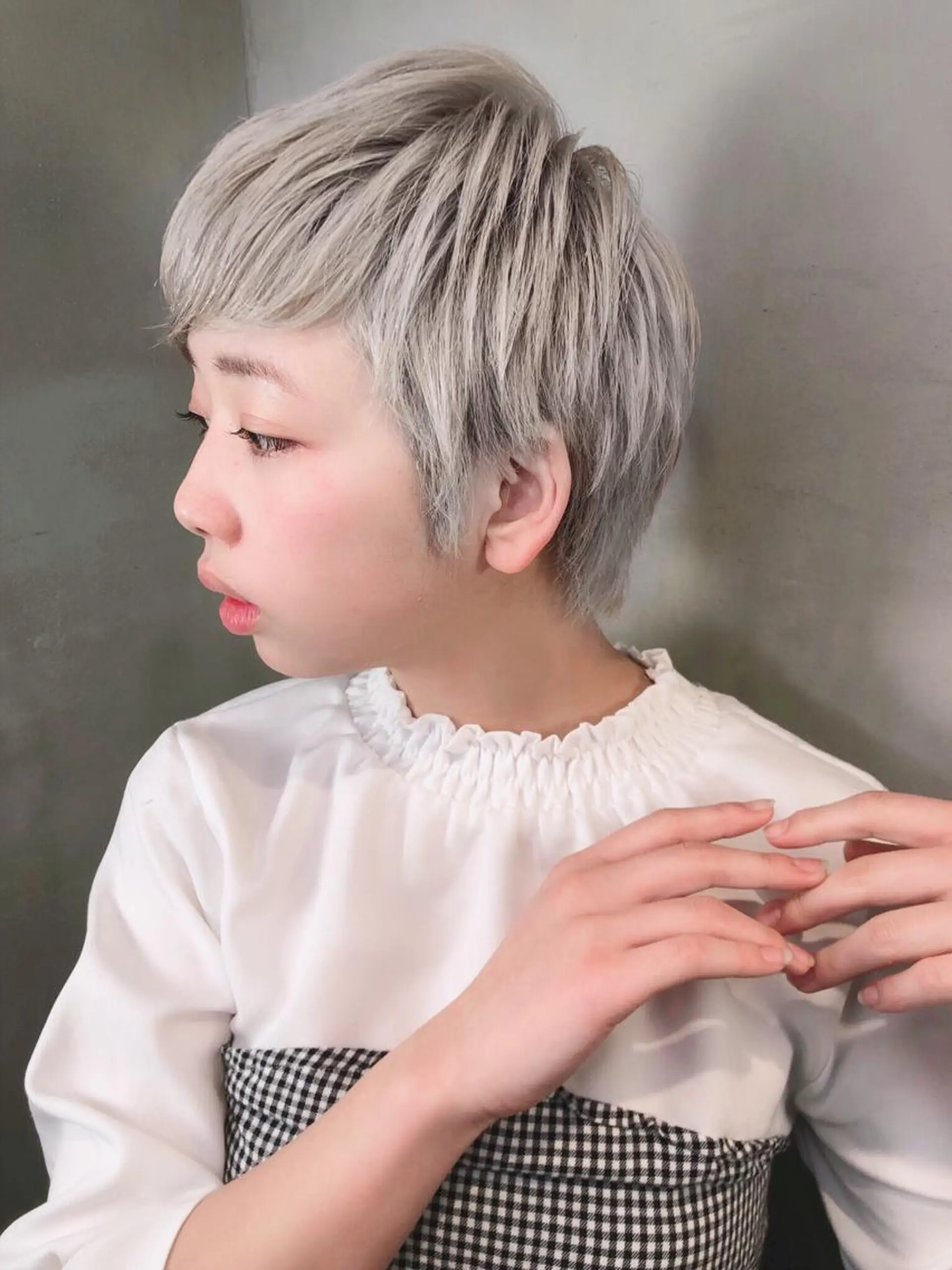 ショート カラー カット ヘアカラー トリートメント 大西 直人のヘアスタイル