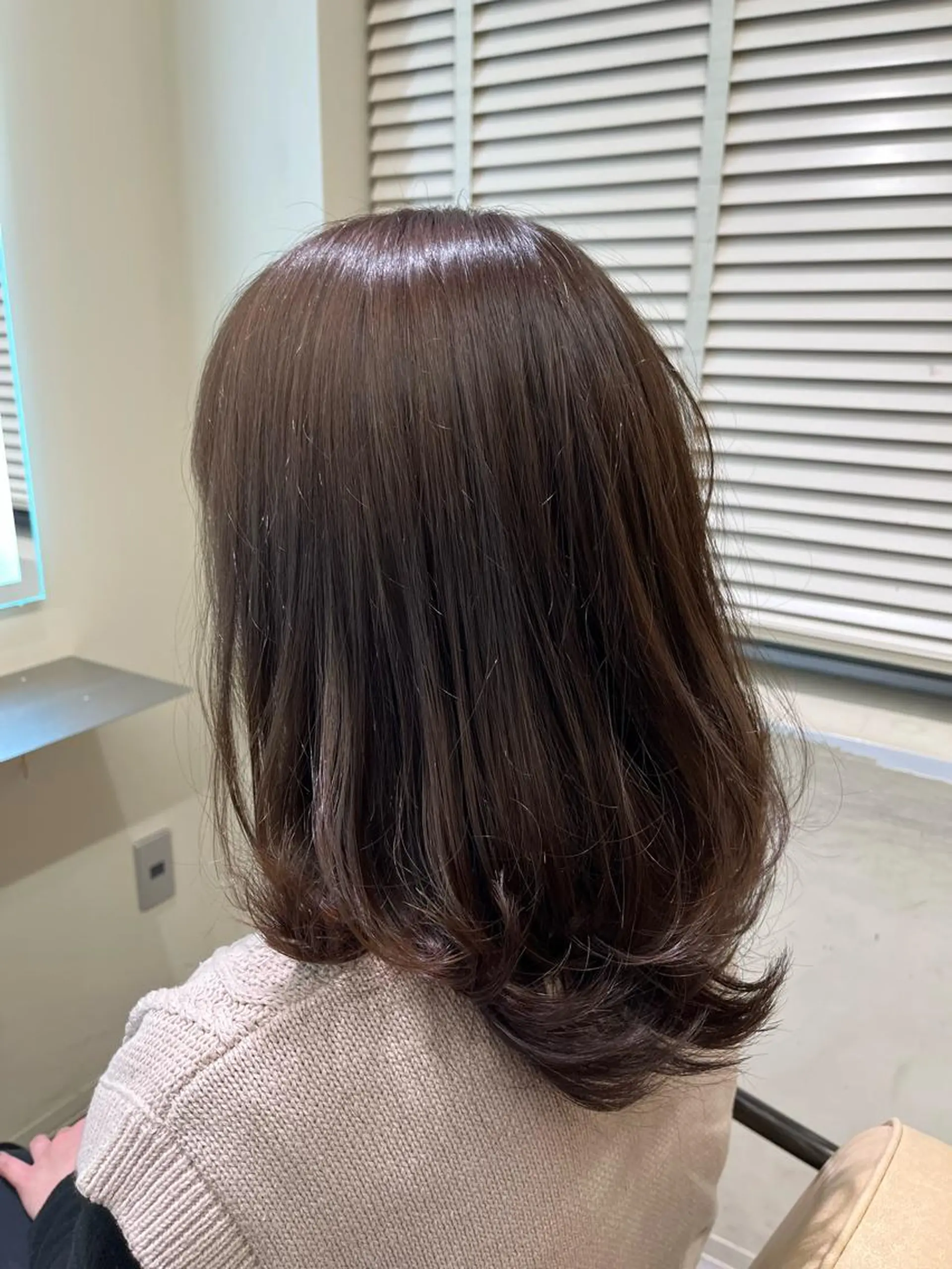 ミディアム カットモデル/表参道 シオンのヘアスタイル