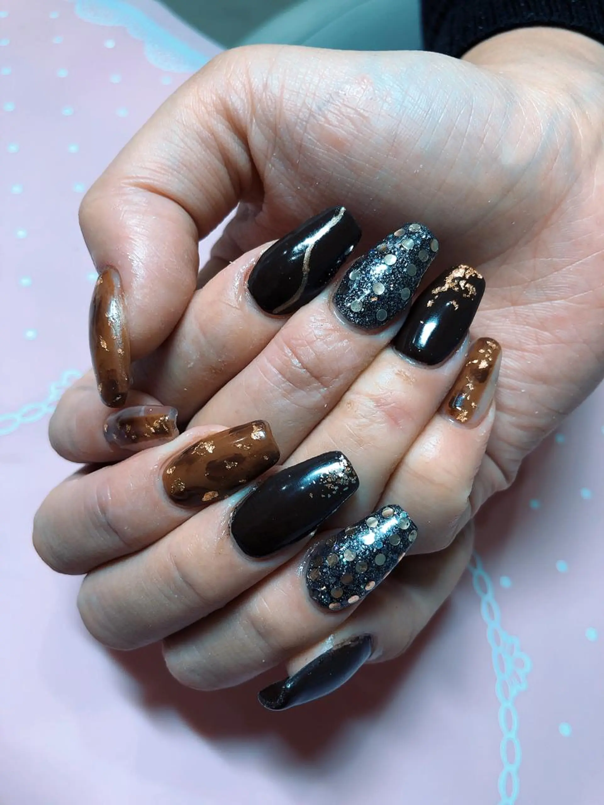 ショート ネイル アートネイル ハンドネイル 《LB》ラブリエ Nail&eyeのマツエク・マツパデザイン