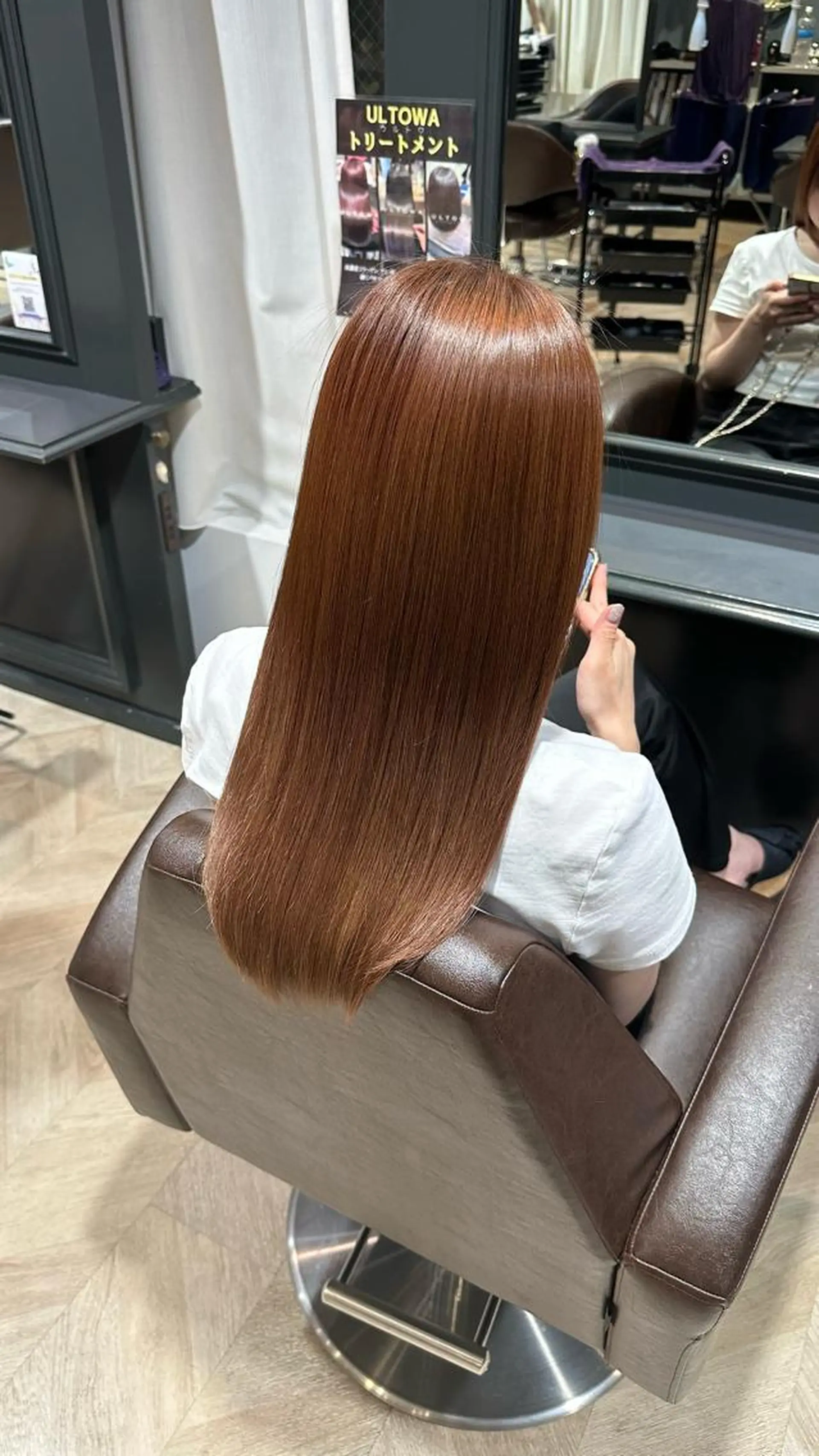 セミロング 髪質改善 トリートメント カット ヘアカラー トリートメント 髪質改善/レイヤー カット/川上京香のヘアスタイル