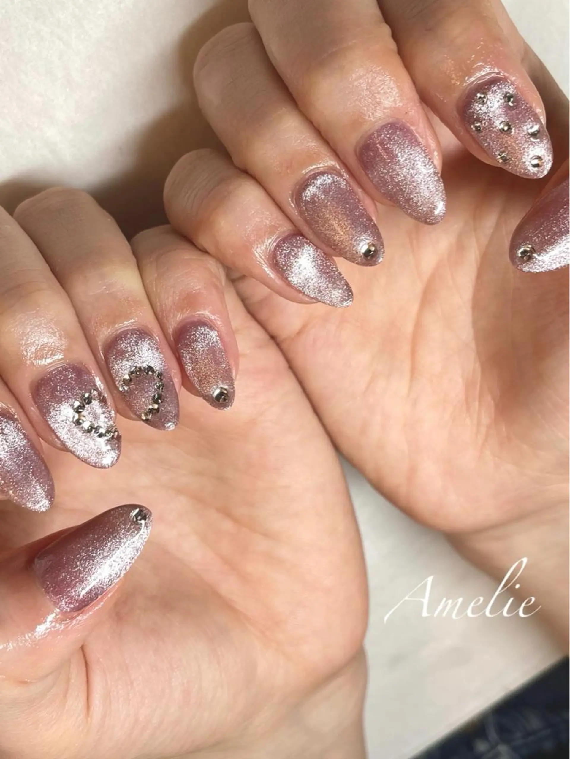 ネイル ストーンネイル yo koのネイルデザイン