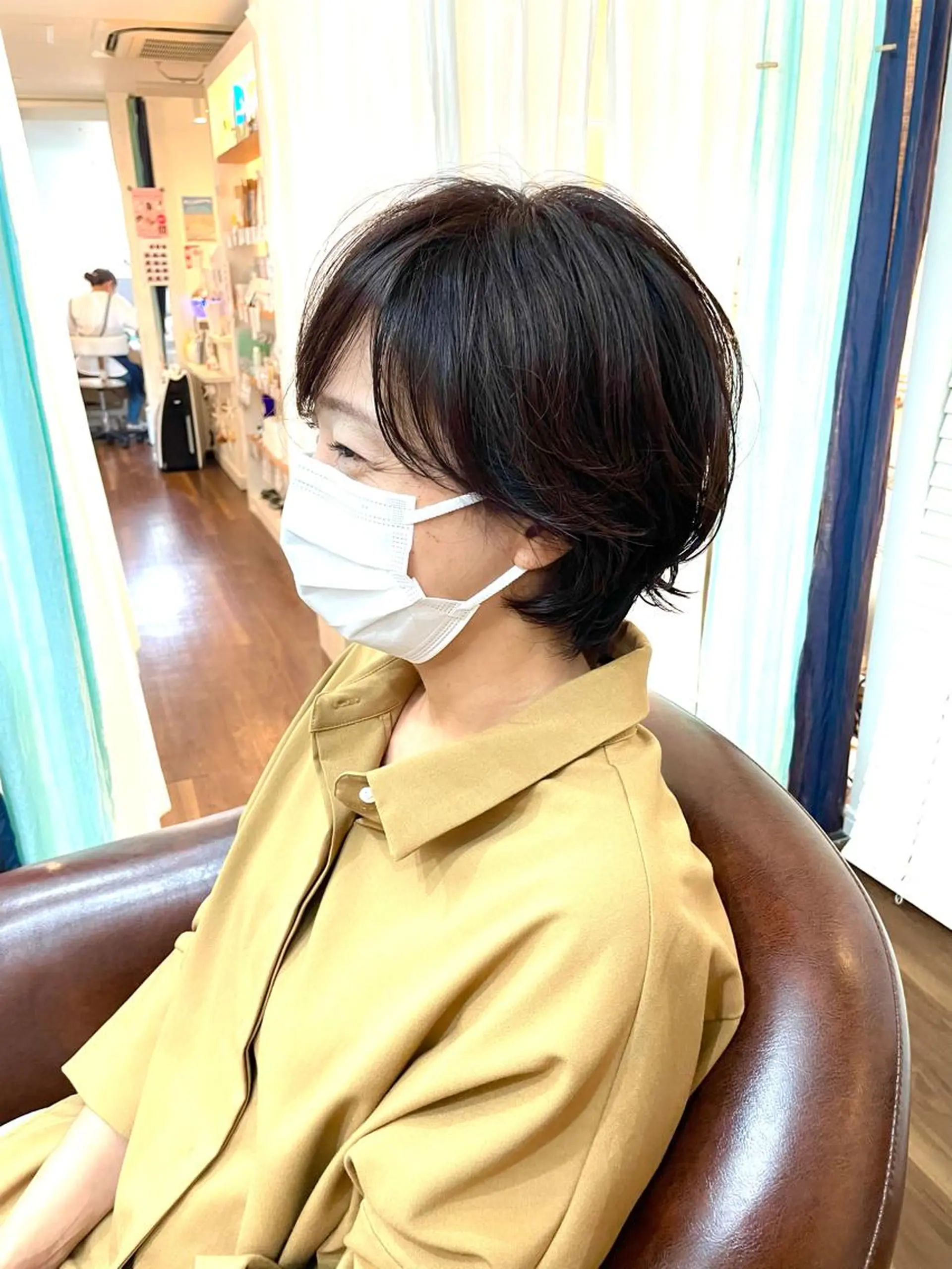 ショート パーマ ショートヘア ストレートパーマ ヘアカラー 🌈elua yukaのヘアスタイル