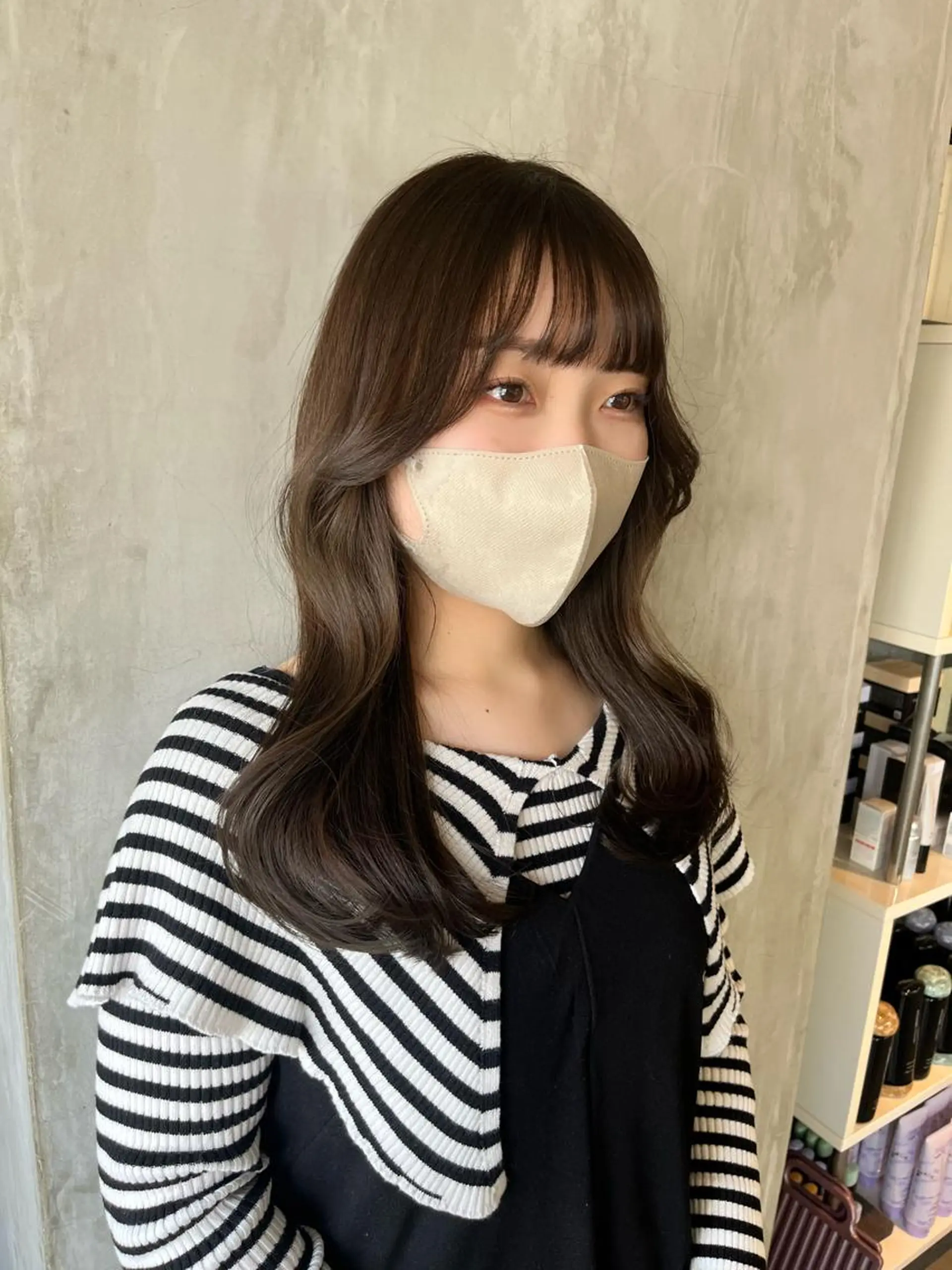 ミディアム 髪質改善／縮毛矯正 関根青葉のヘアスタイル