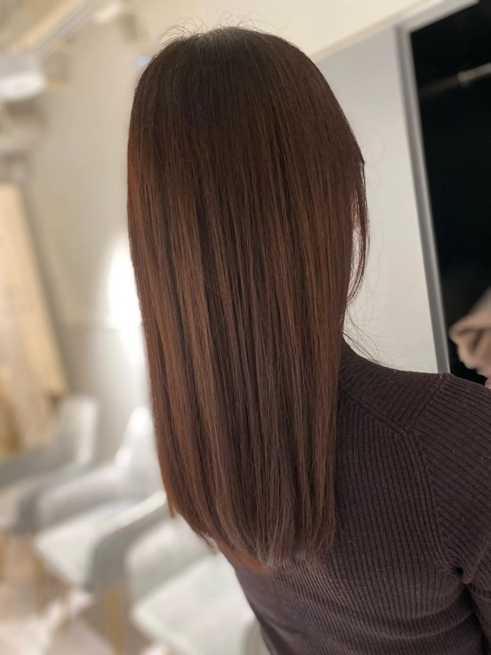 ミディアム ピンクブラウン トリートメント Ra-Ffichi by siun所属・宮田海聖 ナチュラル/美髪のヘアスタイル