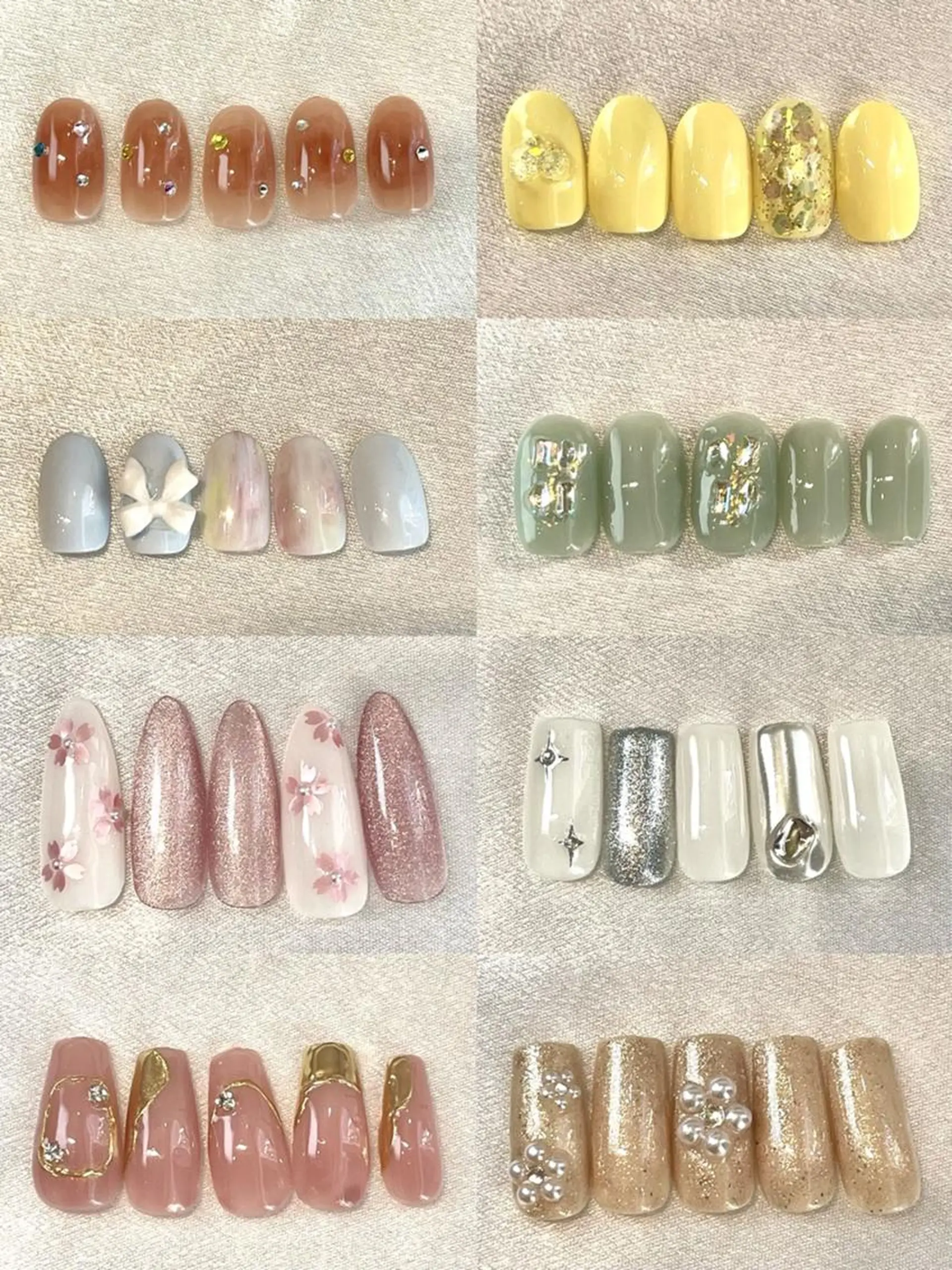 ネイル RAFFINE 月🦋🩵のネイルデザイン