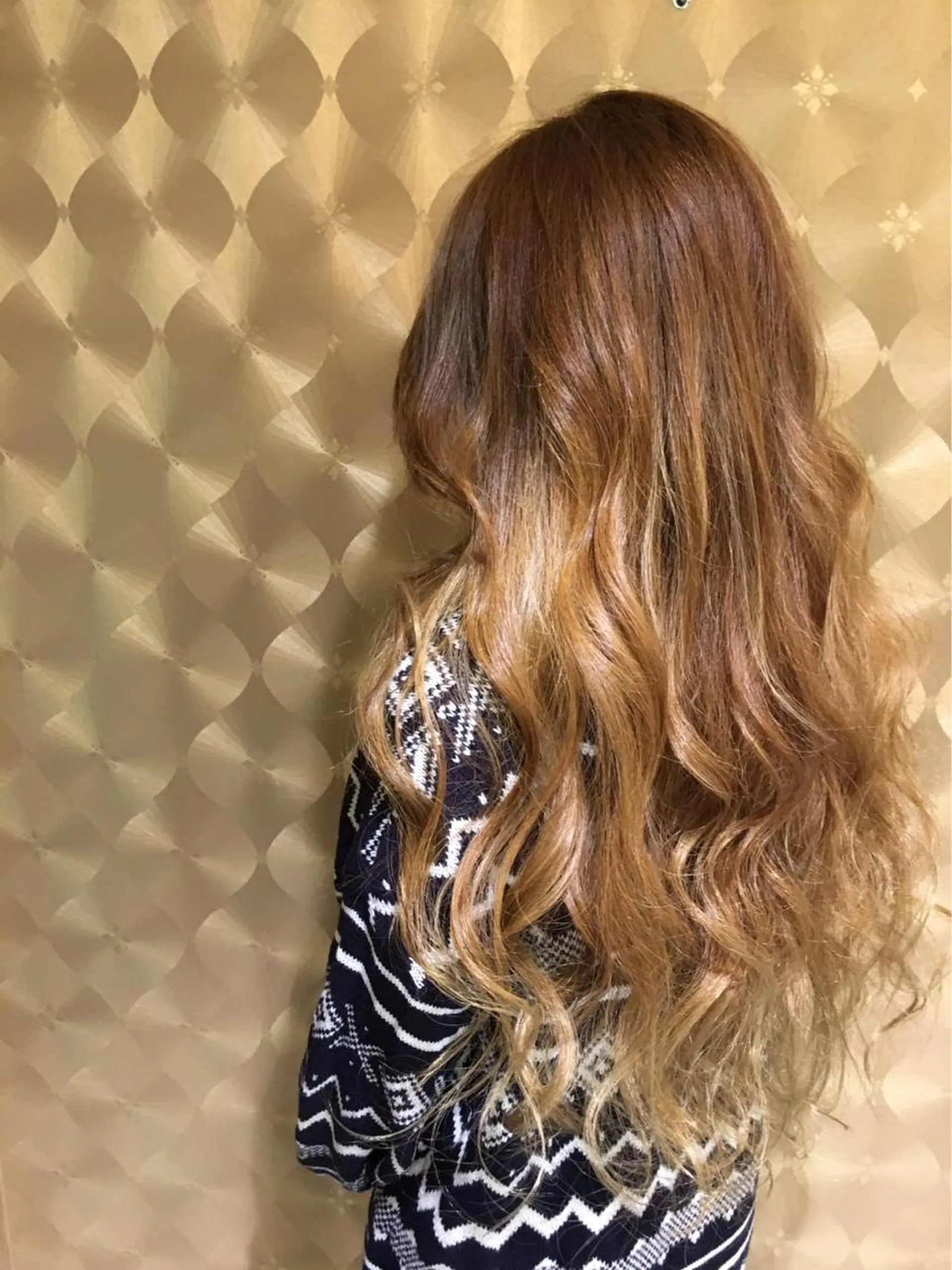 ロング カラー バレイヤージュ グラデーションカラー レイヤーカット ヘアカラー 🔹TOMO🔹 圧倒的経験値🔹のヘアスタイル