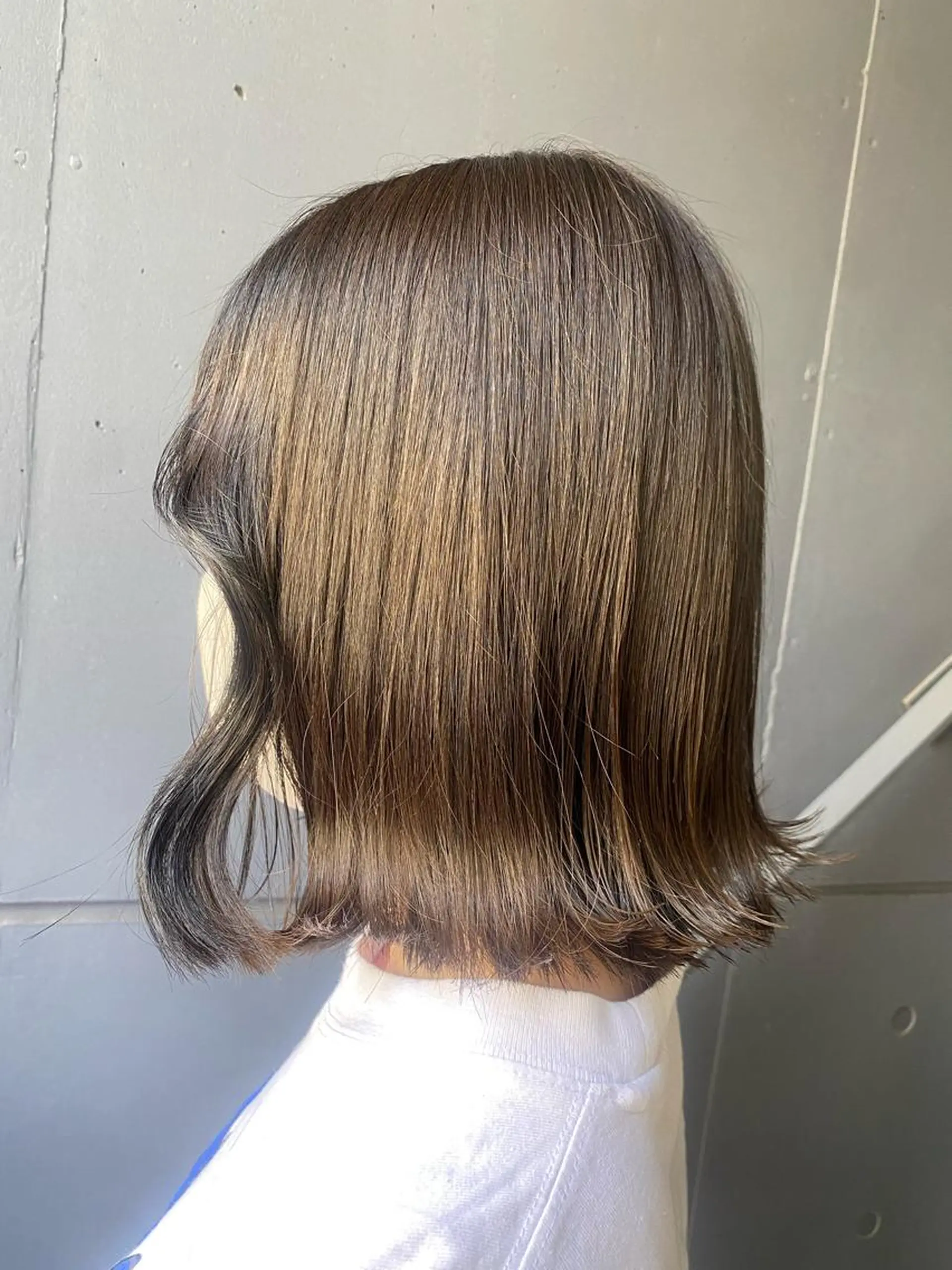 ミディアム カラー 透明感カラー カット ヘアカラー トリートメント hina💟 透明感カラーのヘアスタイル