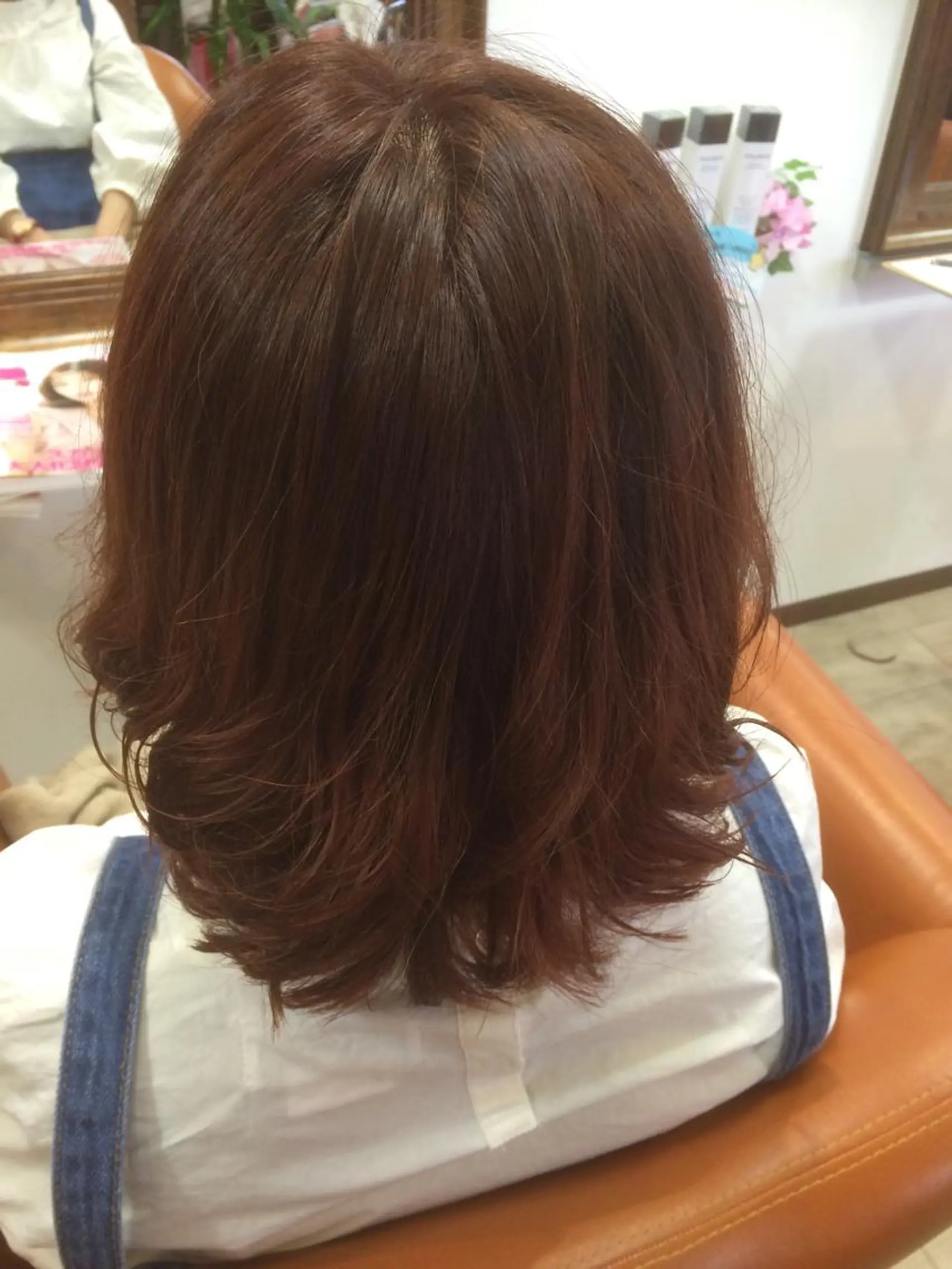 ミディアム カラー グレージュ ピンクカラー 37  beauty salon所属・熊谷直樹 カット／無料のヘアスタイル