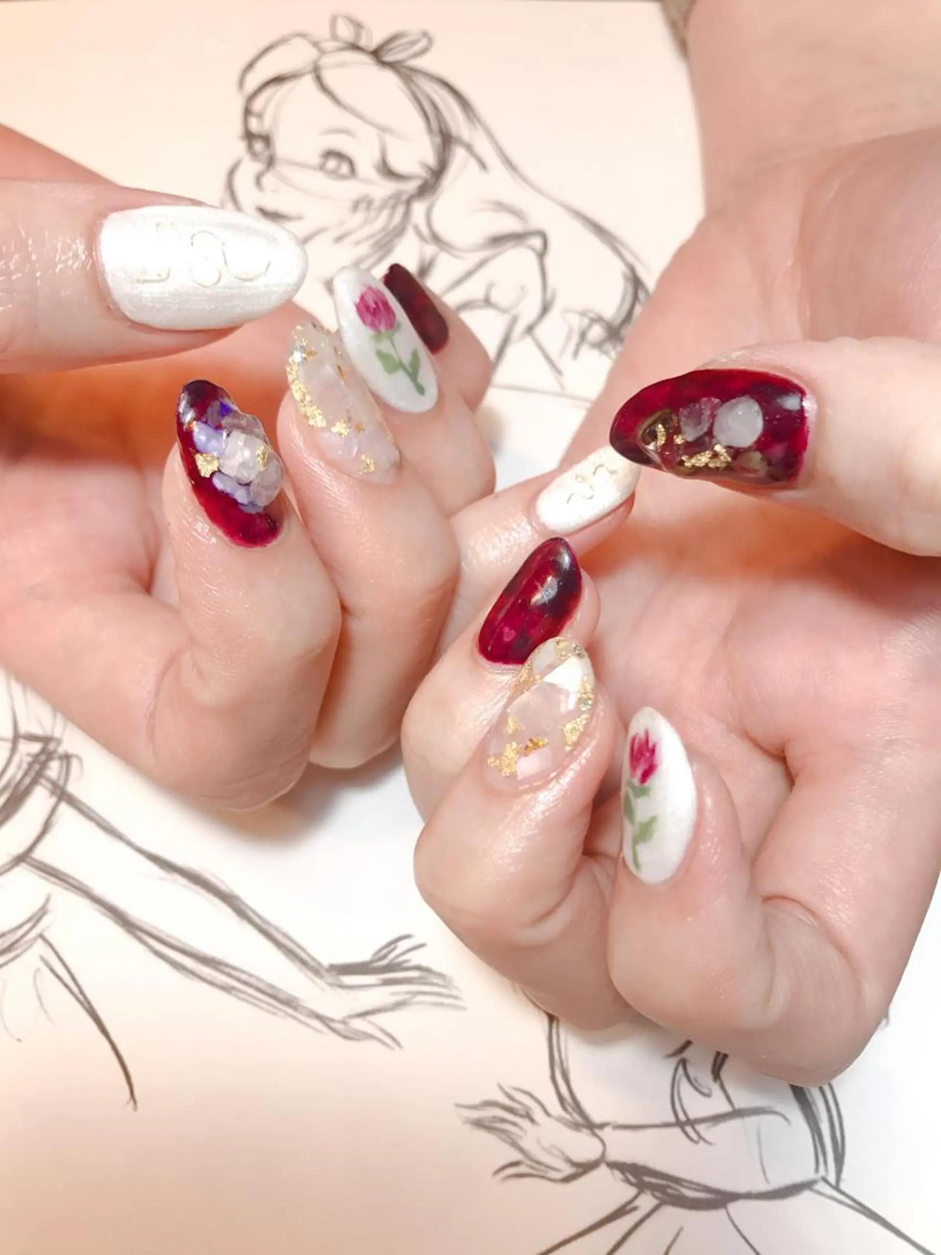 ネイル ニュアンスネイル owlnail /持込みデザイン専門のネイルデザイン