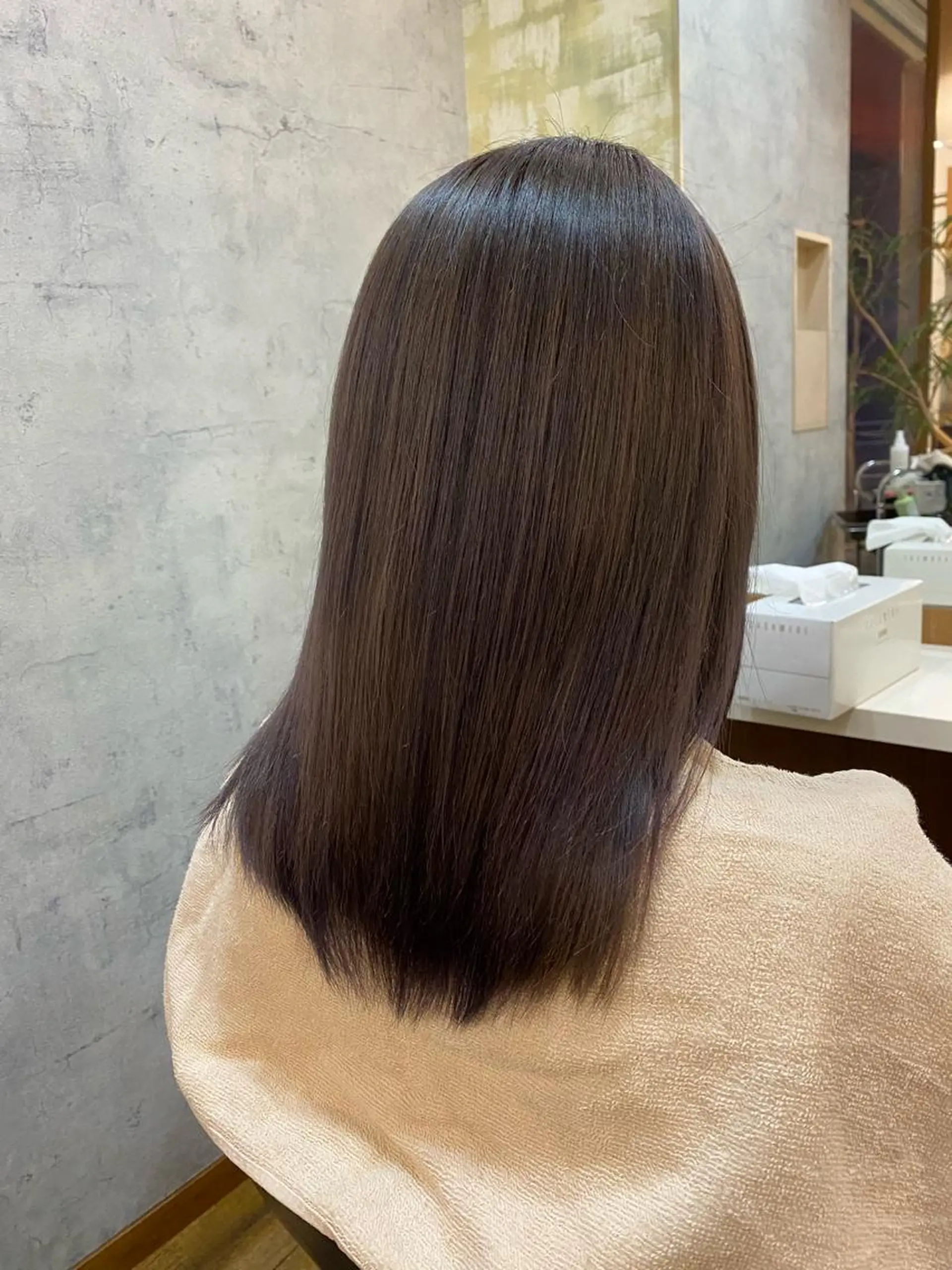 セミロング カラー 🌻井上 マリー🌻のヘアスタイル