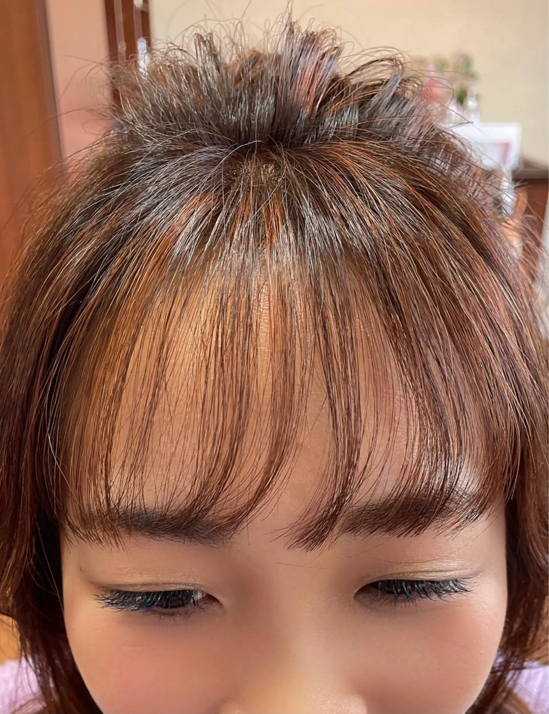 カラー 縮毛矯正 Vyuha ビューハのヘアスタイル