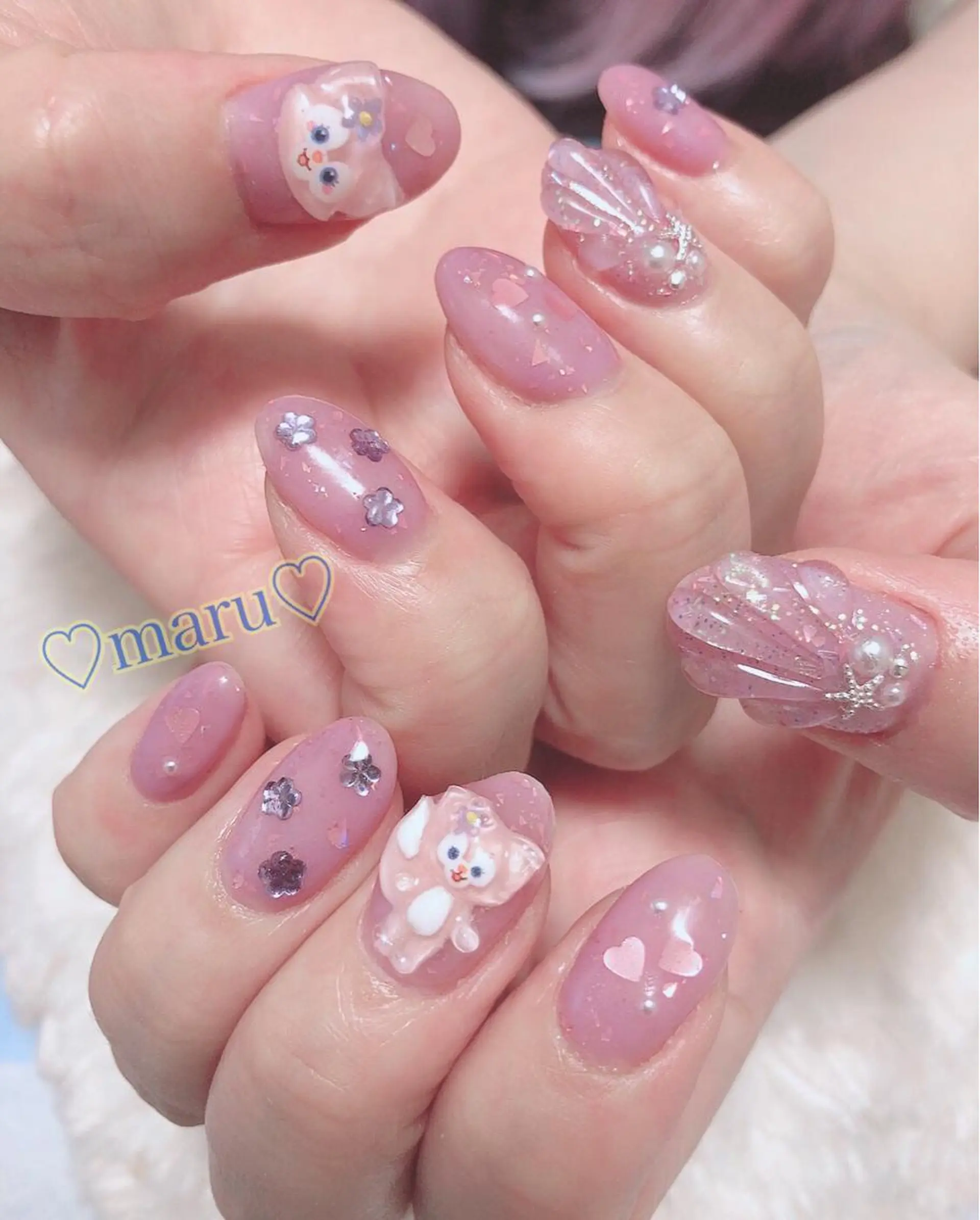 ネイル ハンドネイル フットネイル まるみ ♡のネイルデザイン