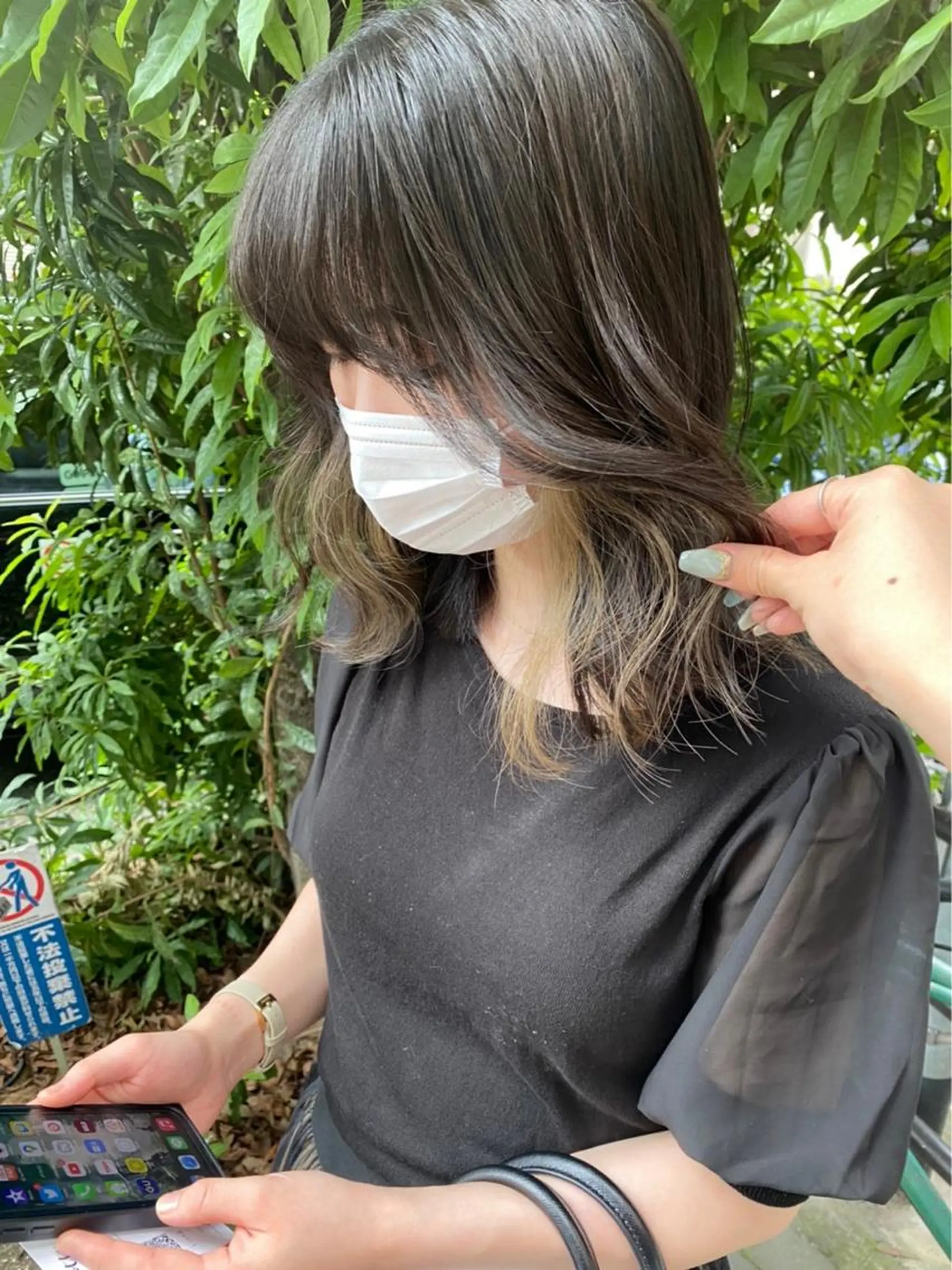 セミロング ケアに特化したサロン shinzaのヘアスタイル