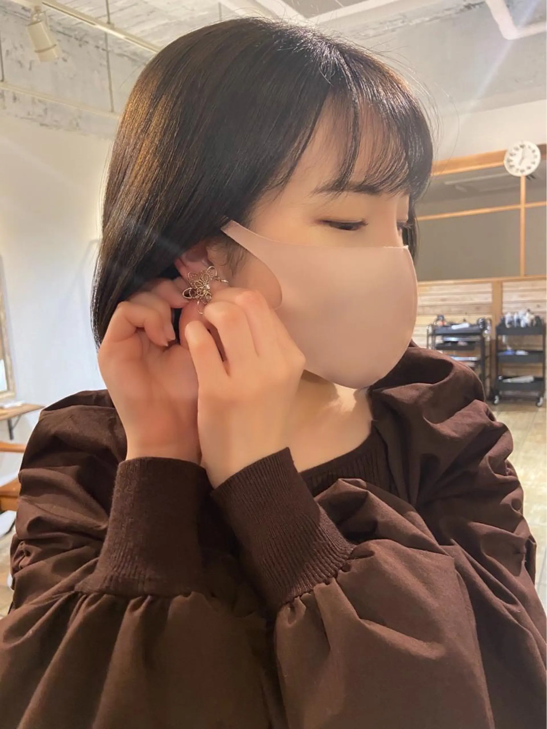 ミディアム ayumi🦖/ 似合わせカラー🤎のヘアスタイル