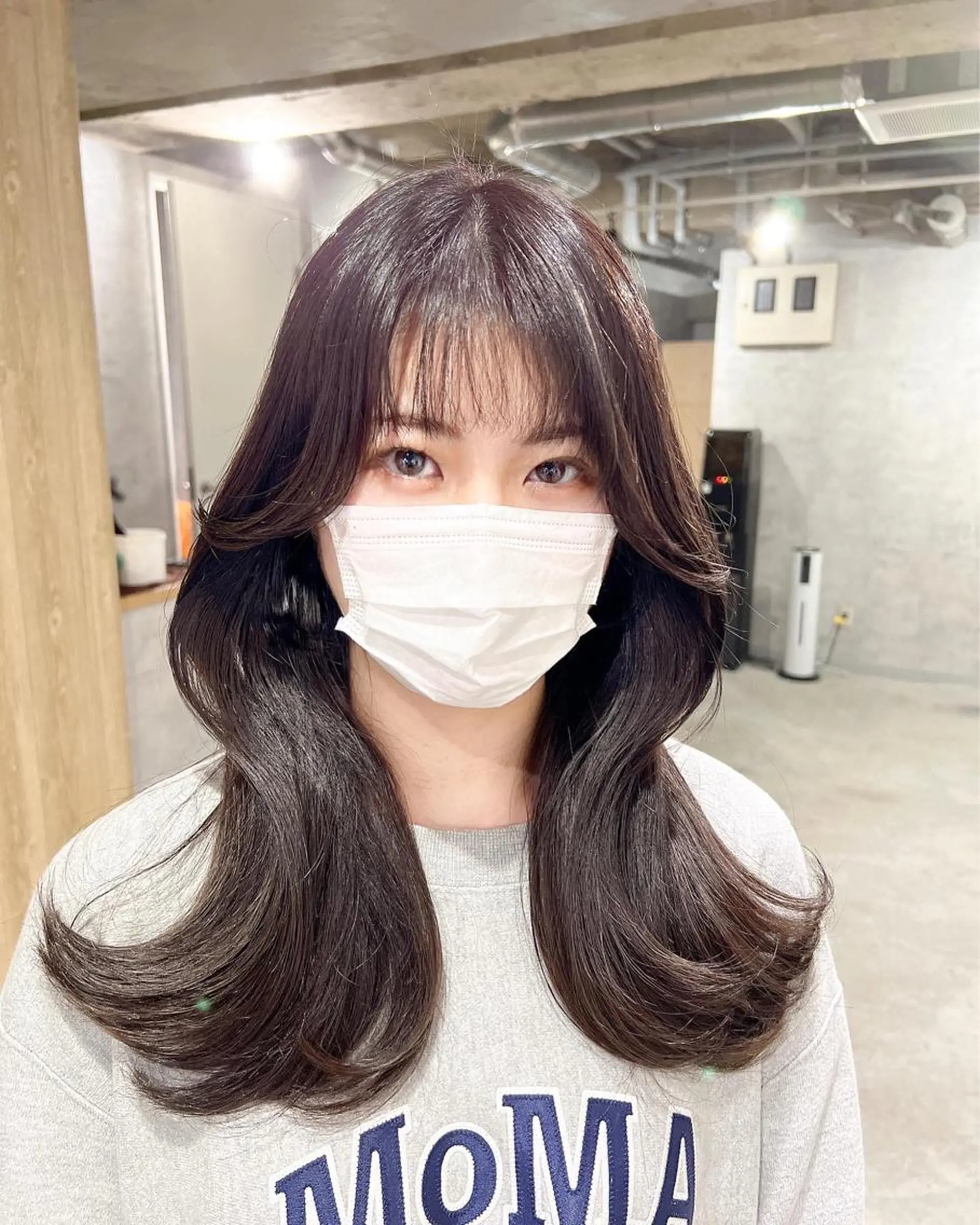 ロング カラー 韓国レイヤー/ 顔周り💕田中将吾のヘアスタイル