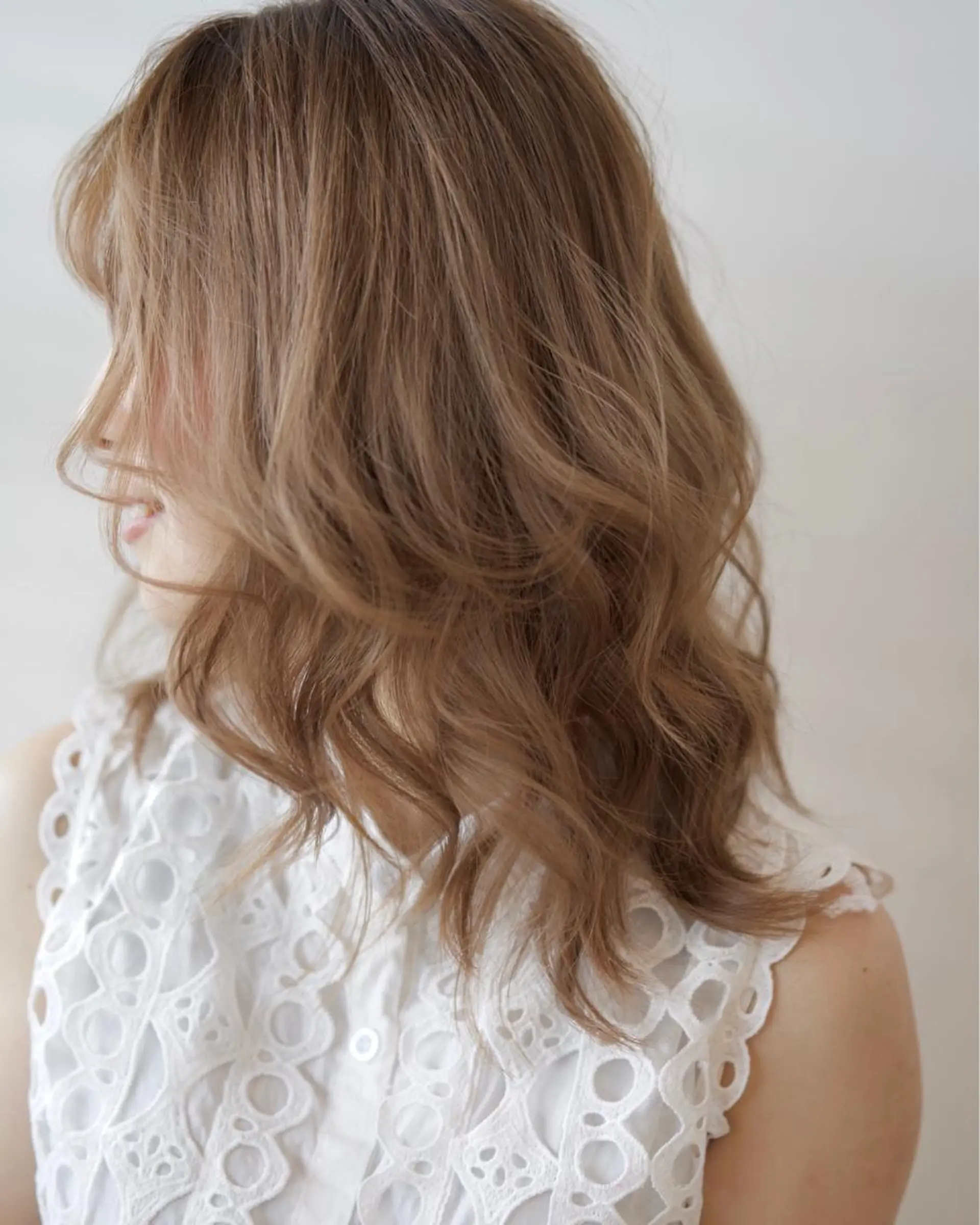 セミロング カラー パーマ ヘアアレンジ メンズ キッズ ネイル マツエク・マツパ ベージュカラー waku岡崎店所属・圧倒的なクォリティ✨ waku 岡崎店のヘアスタイル