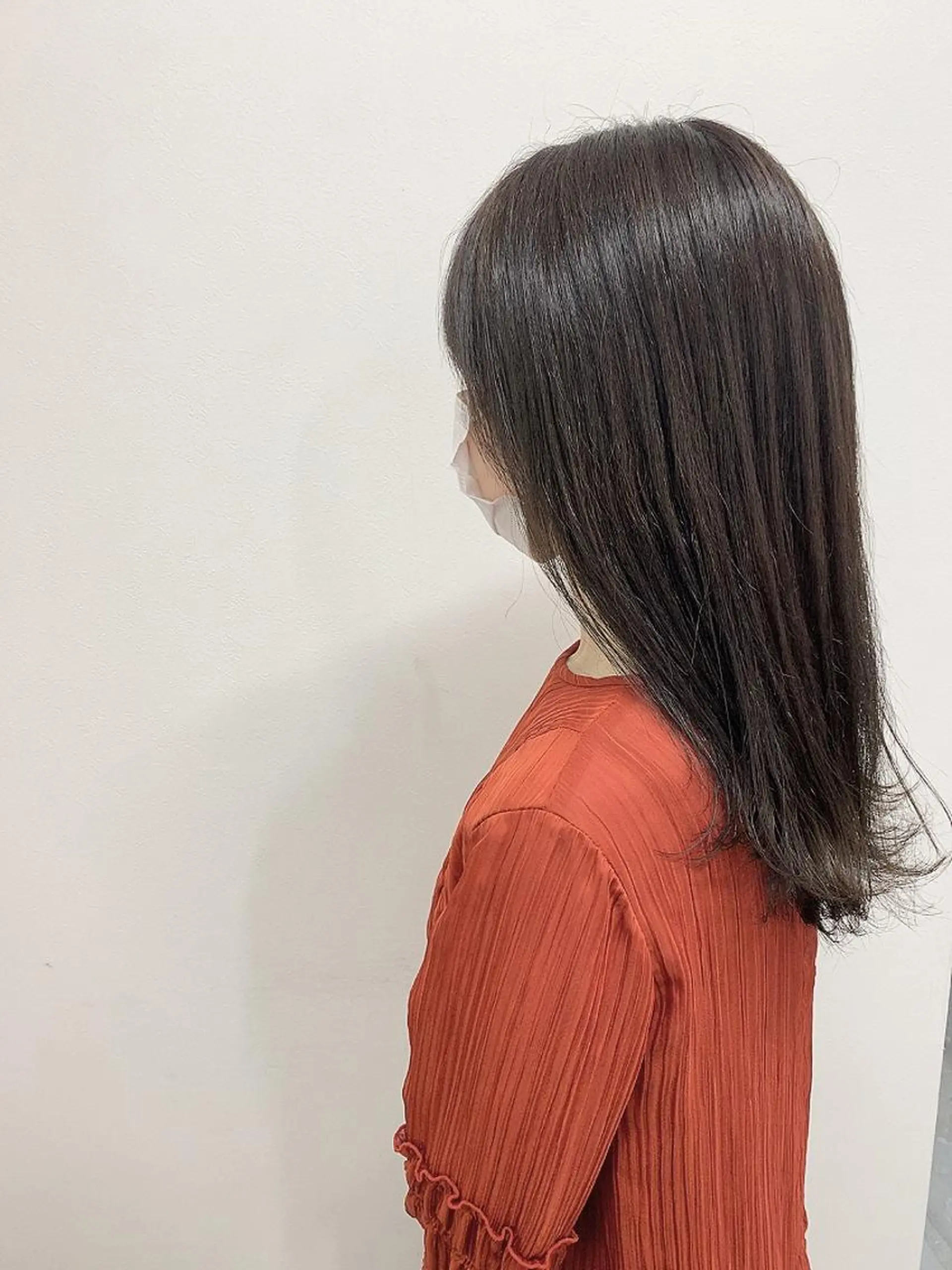 ミディアム カラー 🔵暗髪　特化🔵 梅田・増田のヘアスタイル