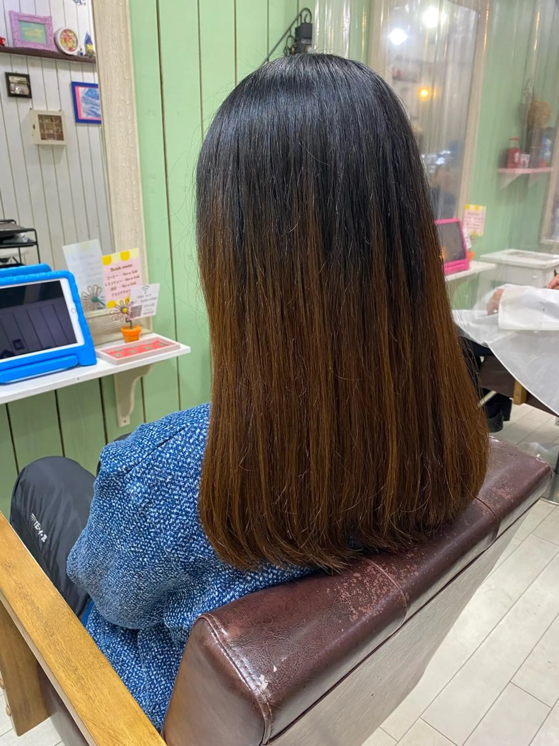 ロング 🩶西 雪乃/透明感 くすみカラー🫧のヘアスタイル