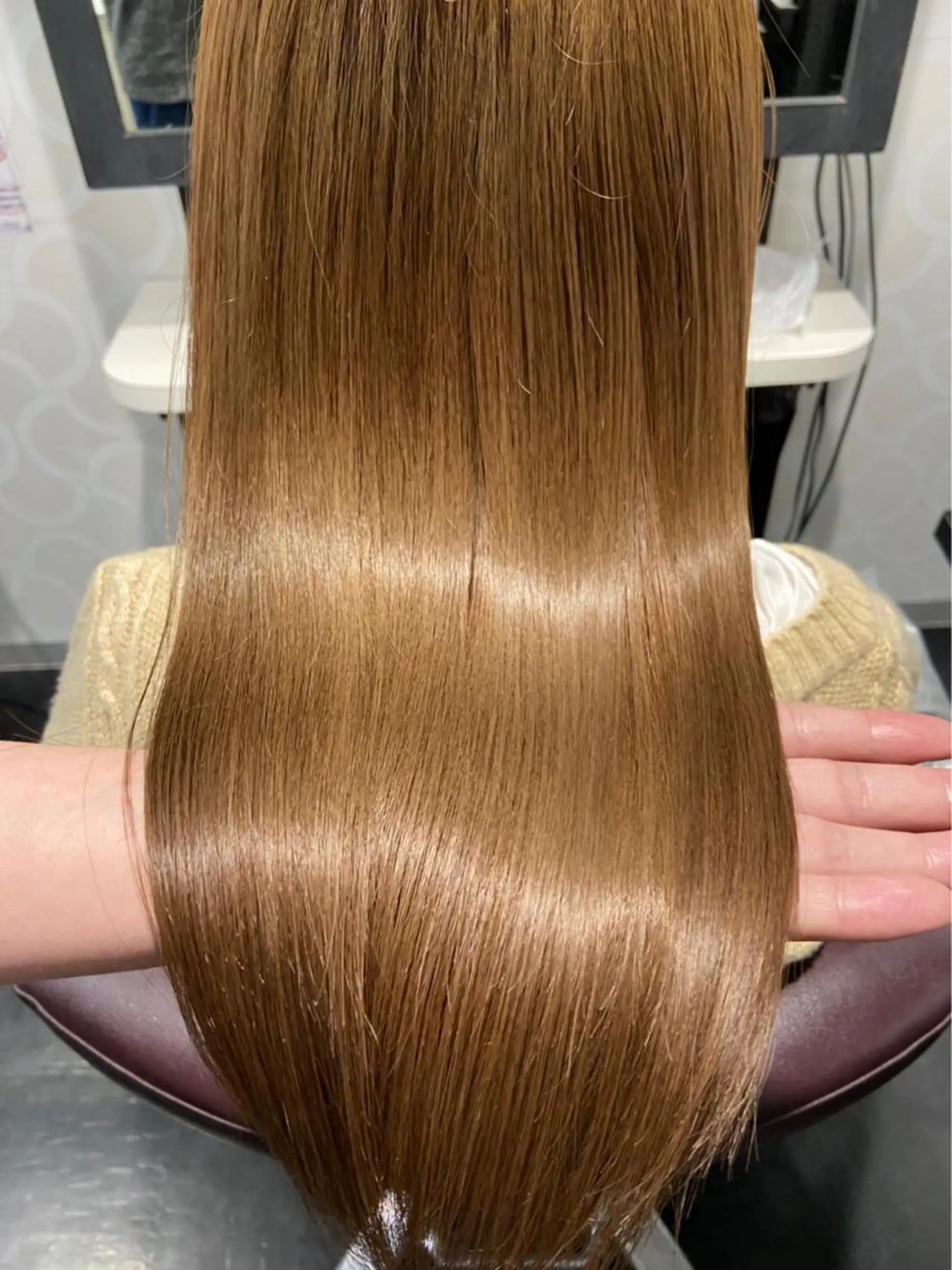 ロング 髪質改善 トリートメント 韓国ヘア ♡tomimaのヘアスタイル