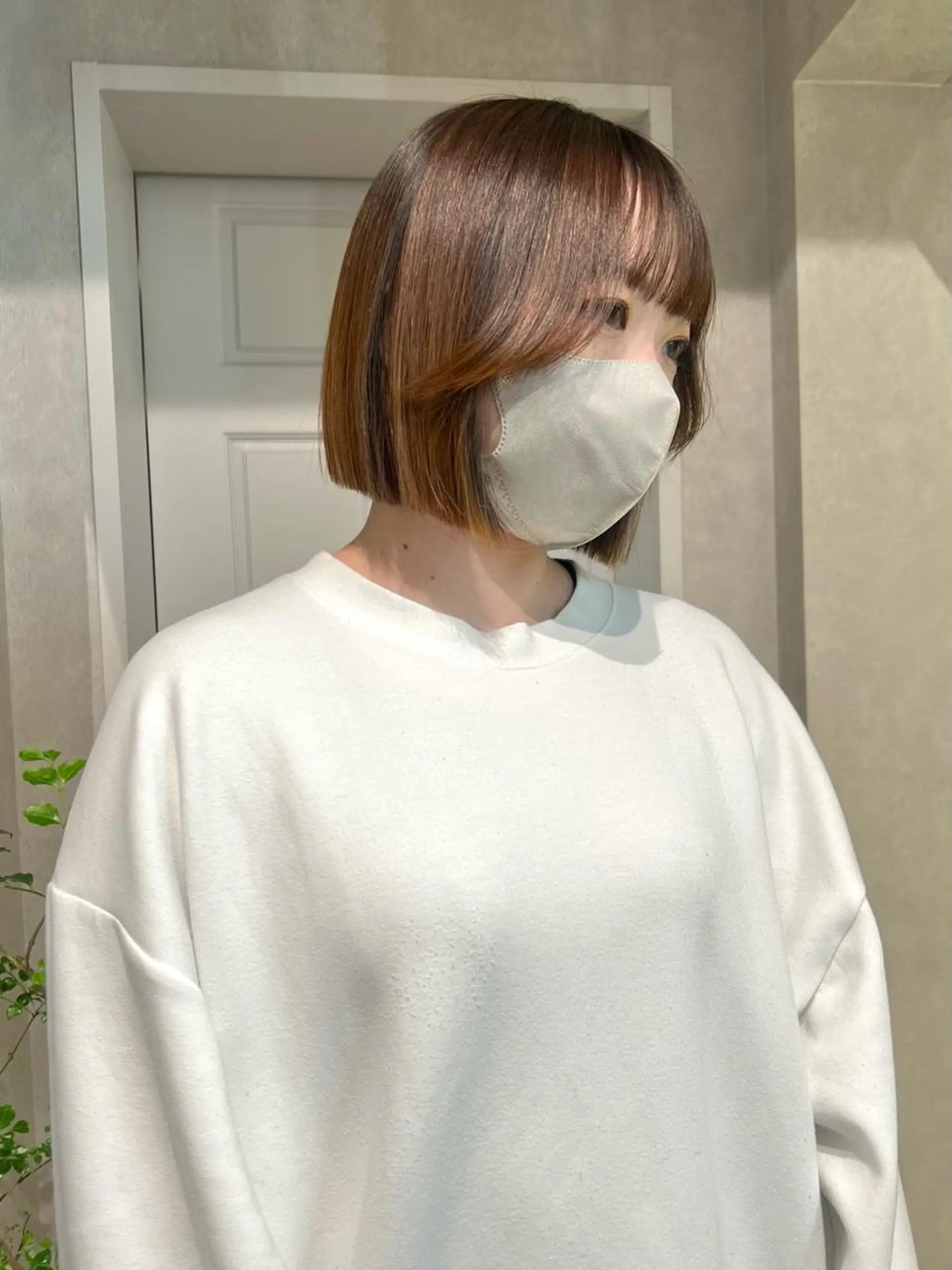 ショート カラー 顔まわりレイヤー 顔周りカット 韓国風ヘア レイヤーカット カット ヘアカラー ｻﾄｳﾐﾉﾘ韓国ヘア 韓国メンズヘアのヘアスタイル