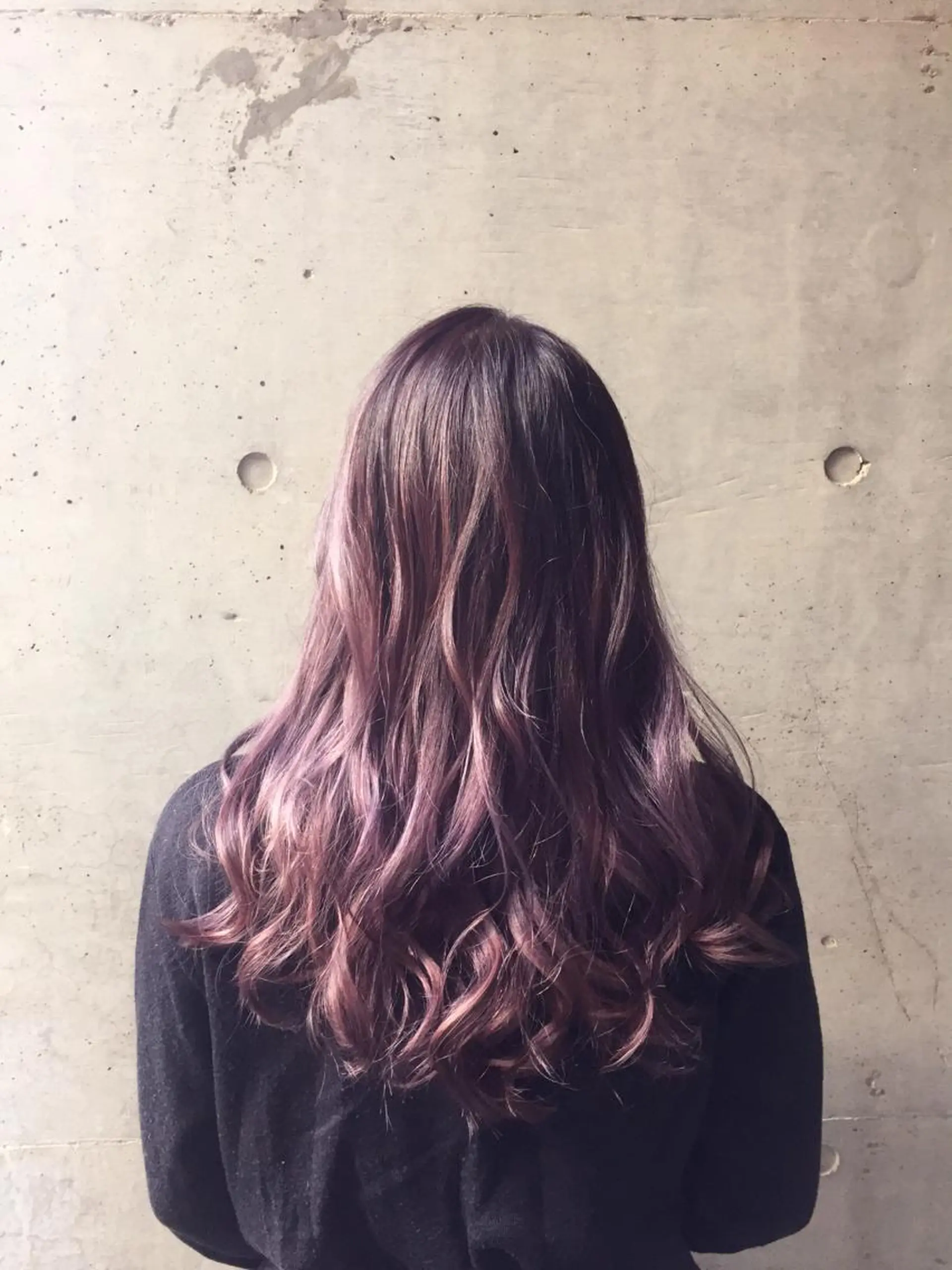 セミロング カラー ブリーチ ヘアカラー トリートメント 髪質改善/レイヤー ストウシンゴのヘアスタイル