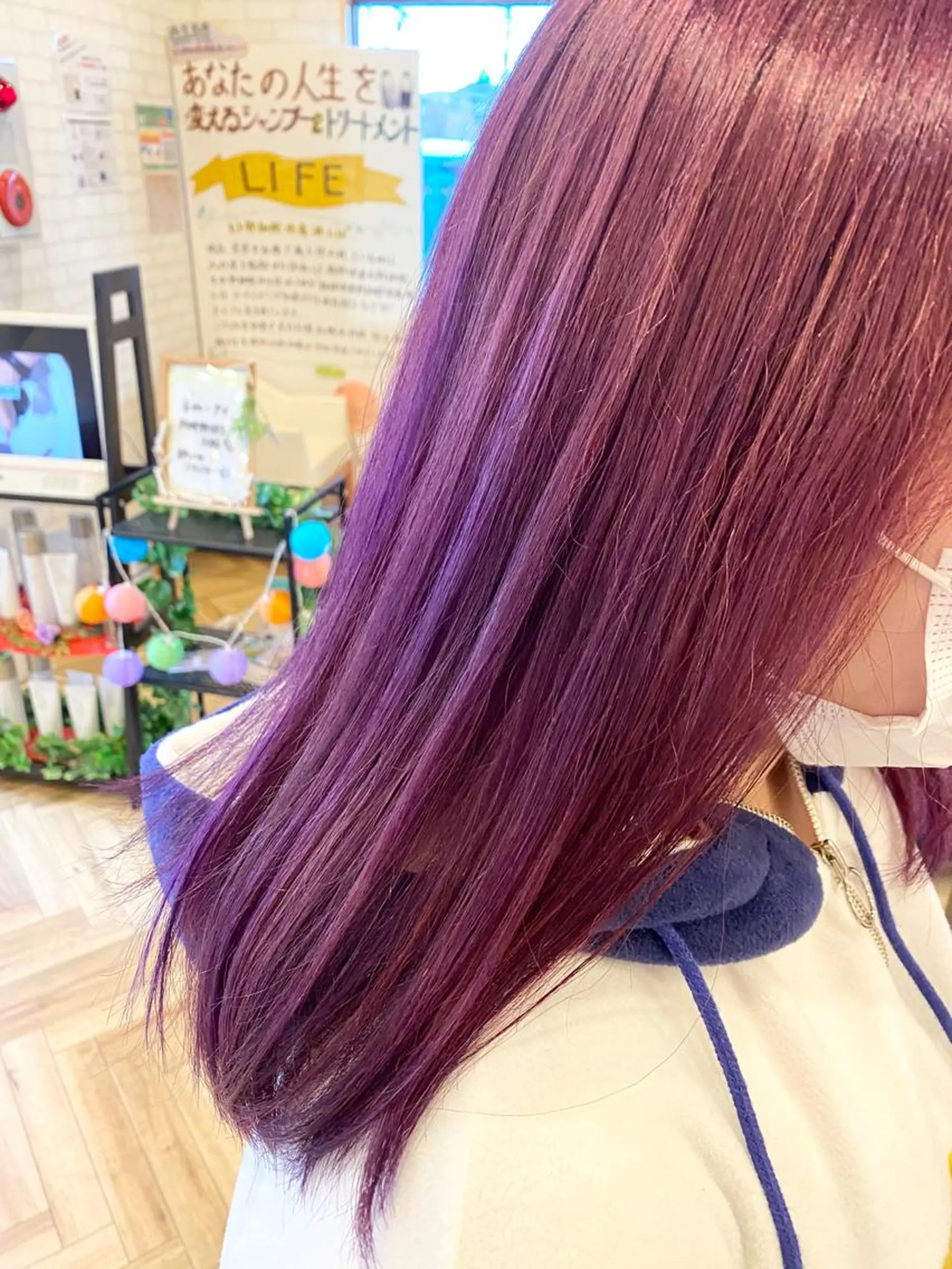 セミロング カラー Gain池下 レディースのヘアスタイル