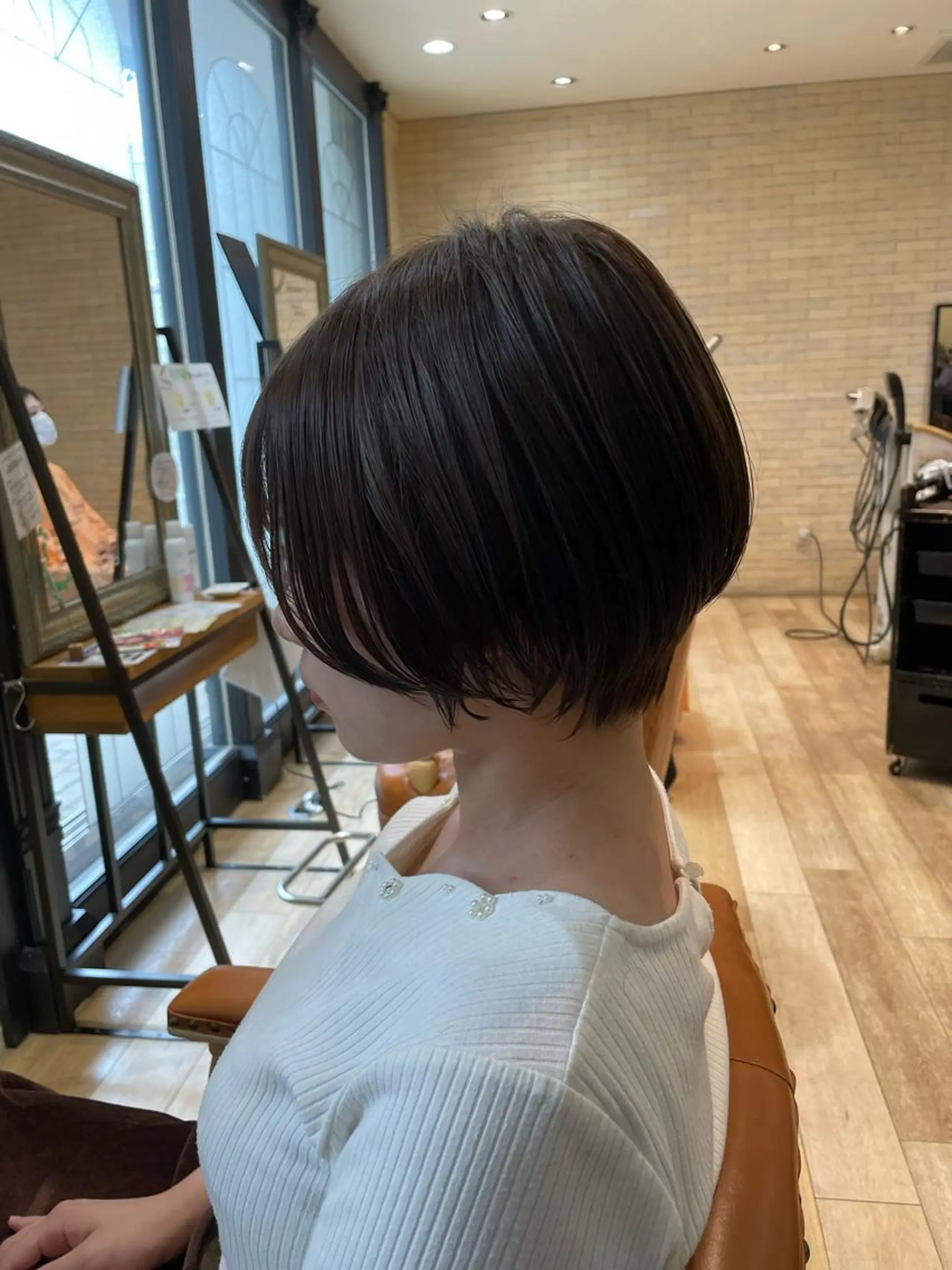 ショート くびれヘア ショートヘア 亀川蓮 Agu hairのヘアスタイル