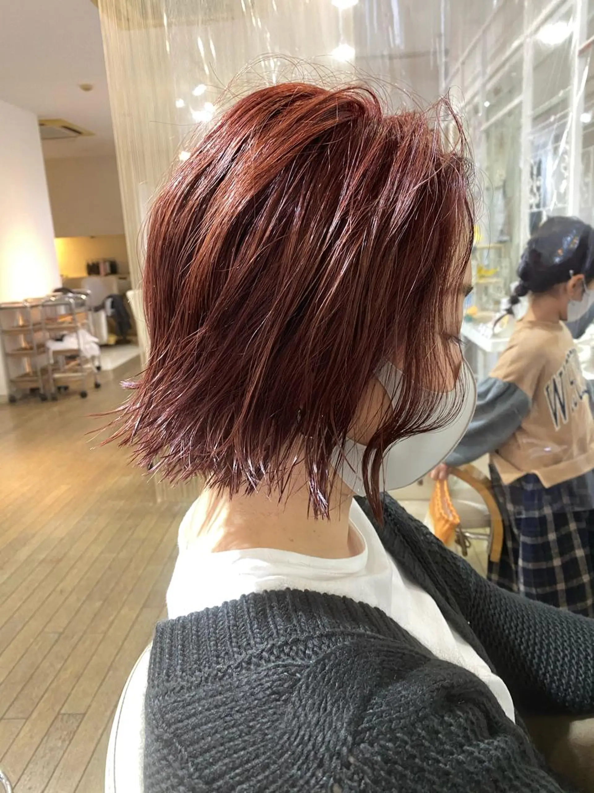 ショート カラー sai x所属・奥秋 理紗　sai xのヘアスタイル