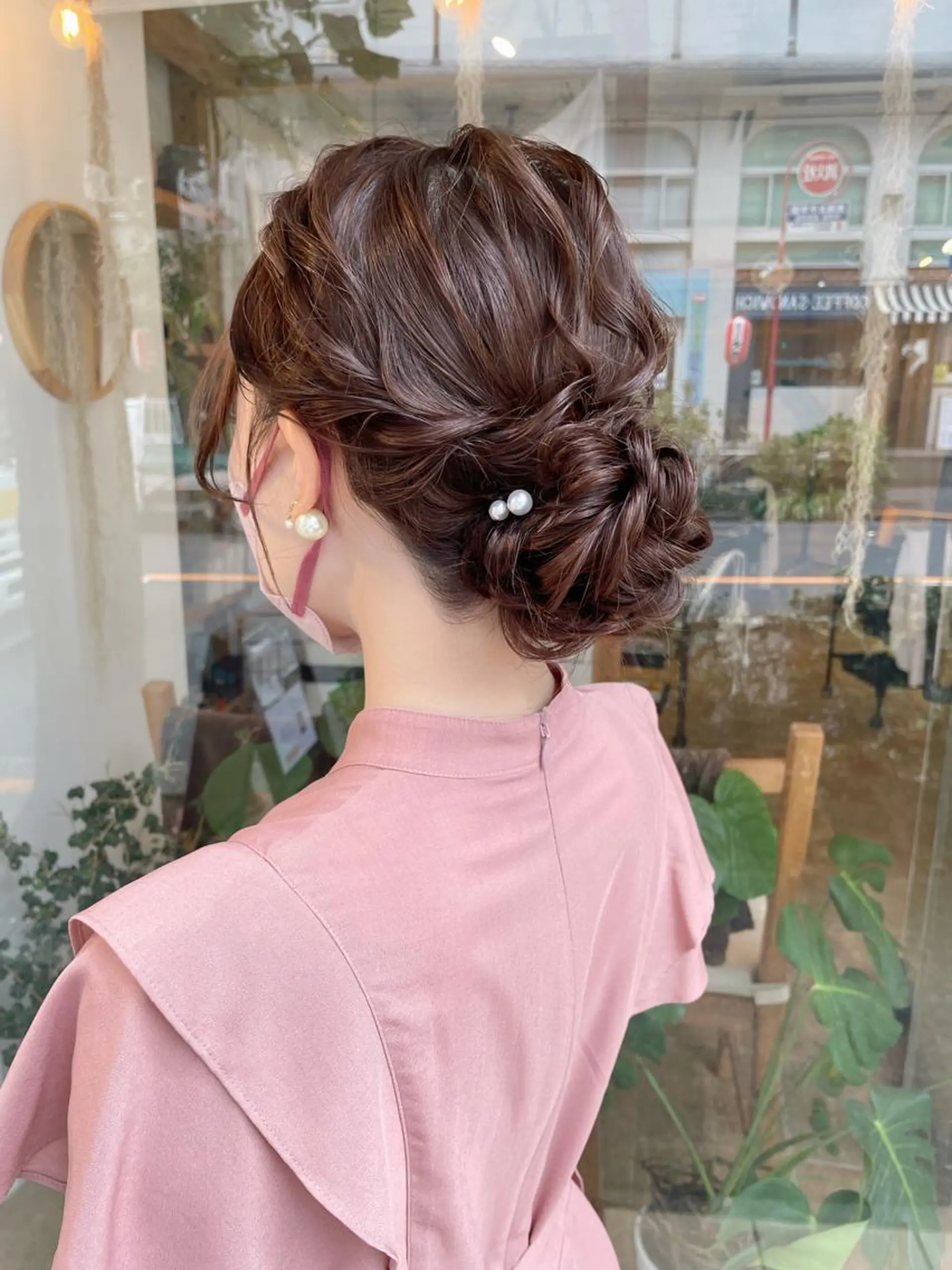 ロング ヘアアレンジ ヘアセット ヘアアレンジ にいた　かづしげのヘアスタイル