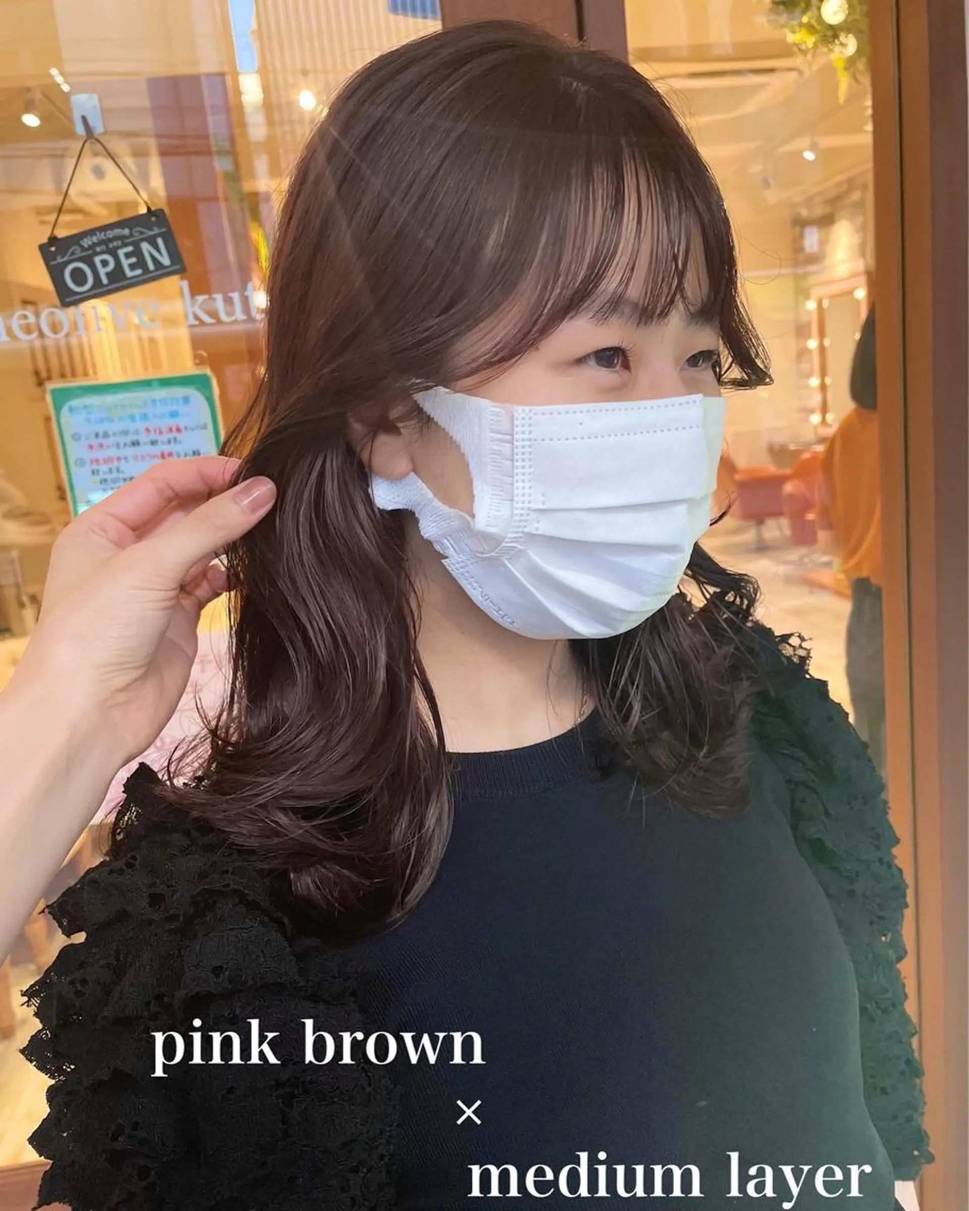 セミロング カラー 似合わせカット 清水　ちひろ ✄トップスタイリストのヘアスタイル