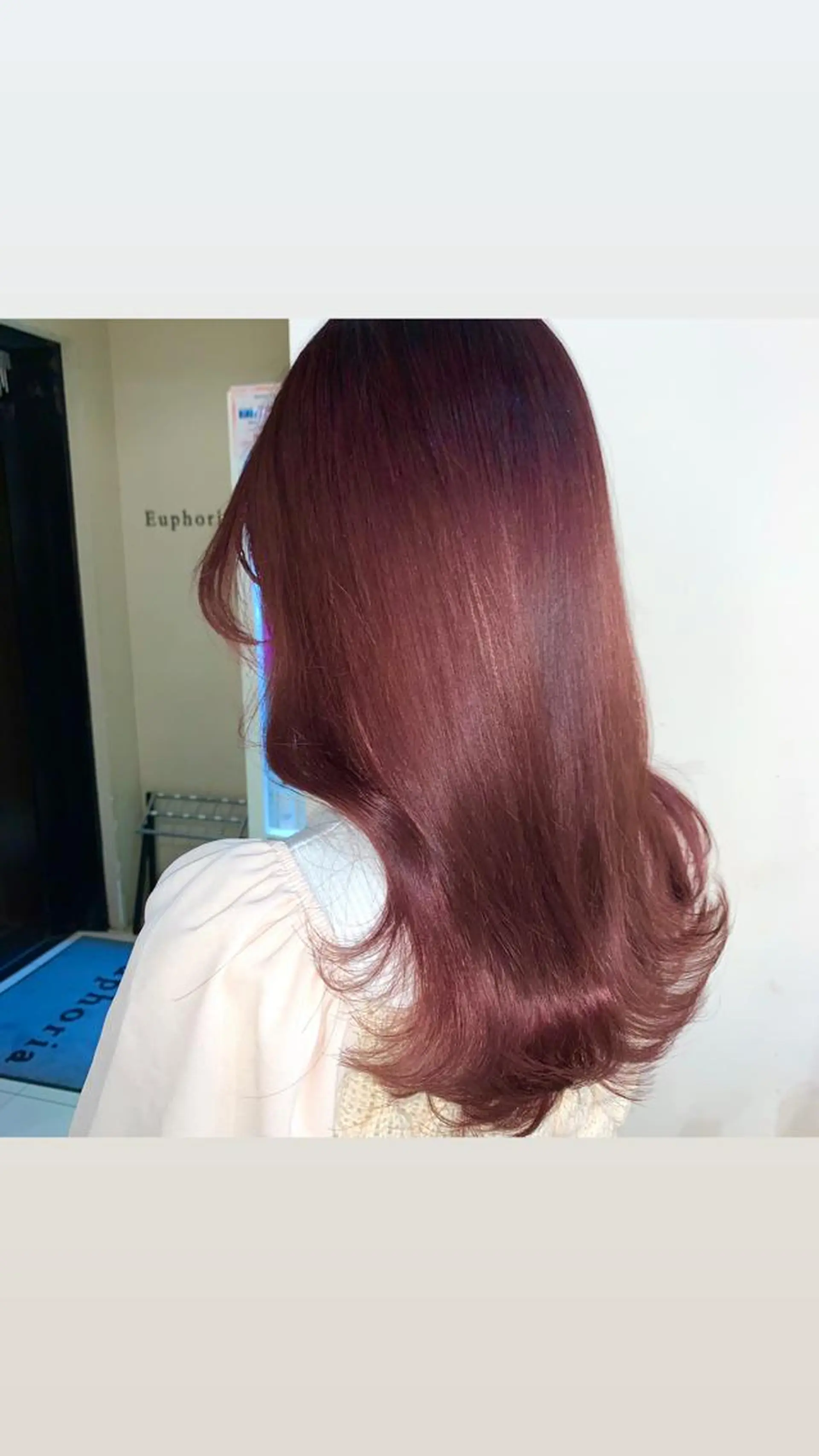 ロング カラー ヘアアレンジ くびれヘア 顔周りカット 韓国風ヘア カット ヘアカラー トリートメント 新宿♥ハッシュカット 暖色カラー♥Unaのヘアスタイル