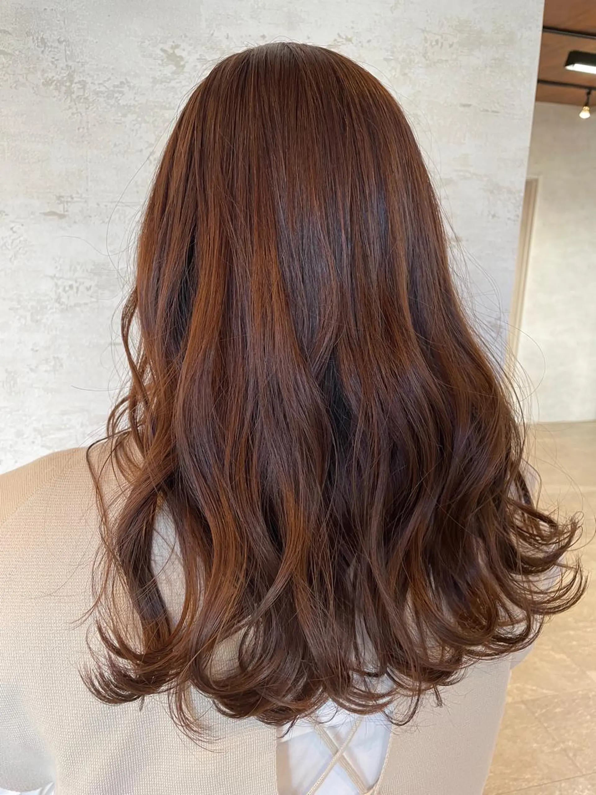 ロング カラー カット ヘアカラー トリートメント 女性に人気♪ はやしほのかのヘアスタイル