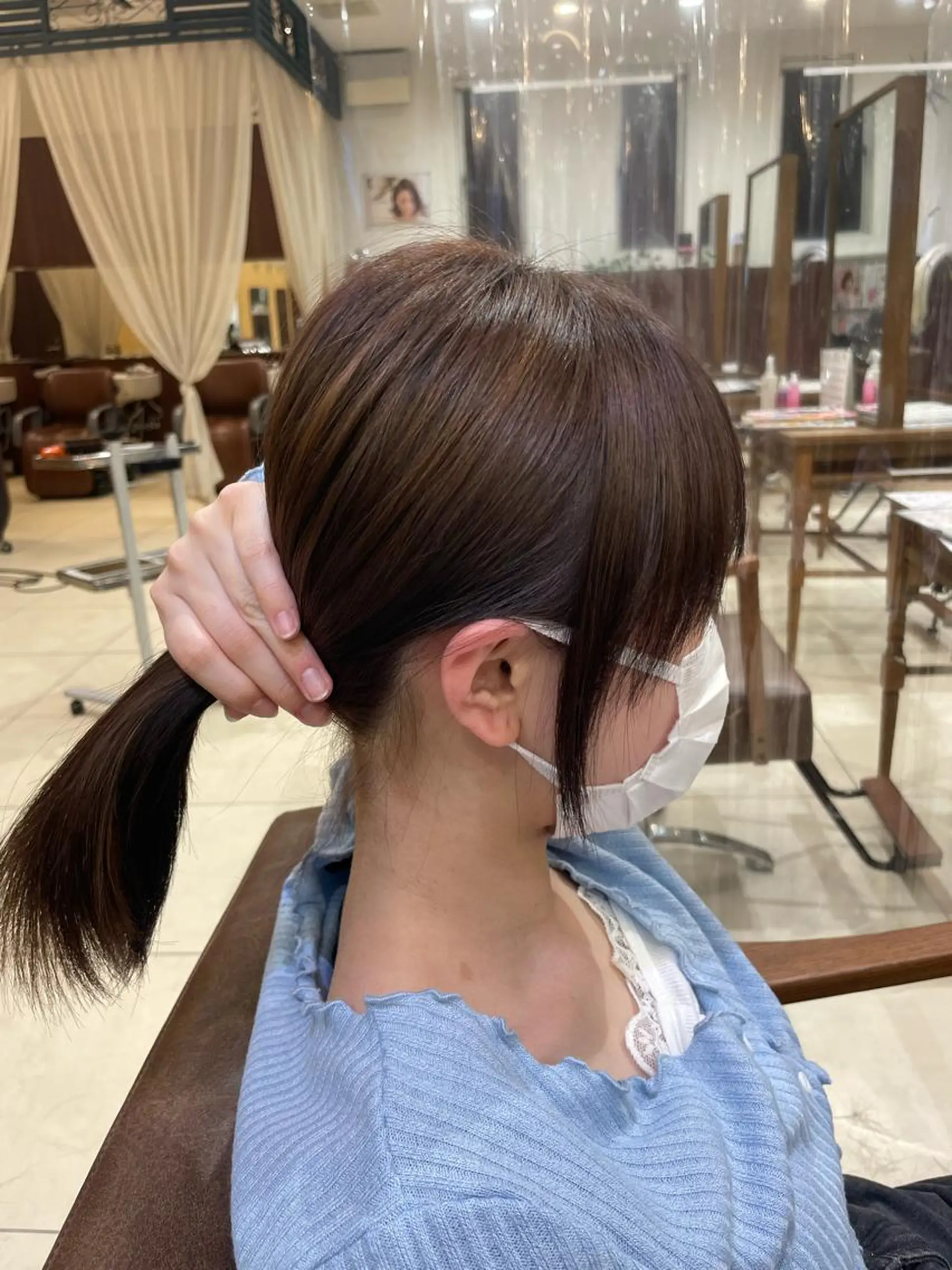 ミディアム ハイトーン×デザイン 🪽🫧HIKARIのヘアスタイル