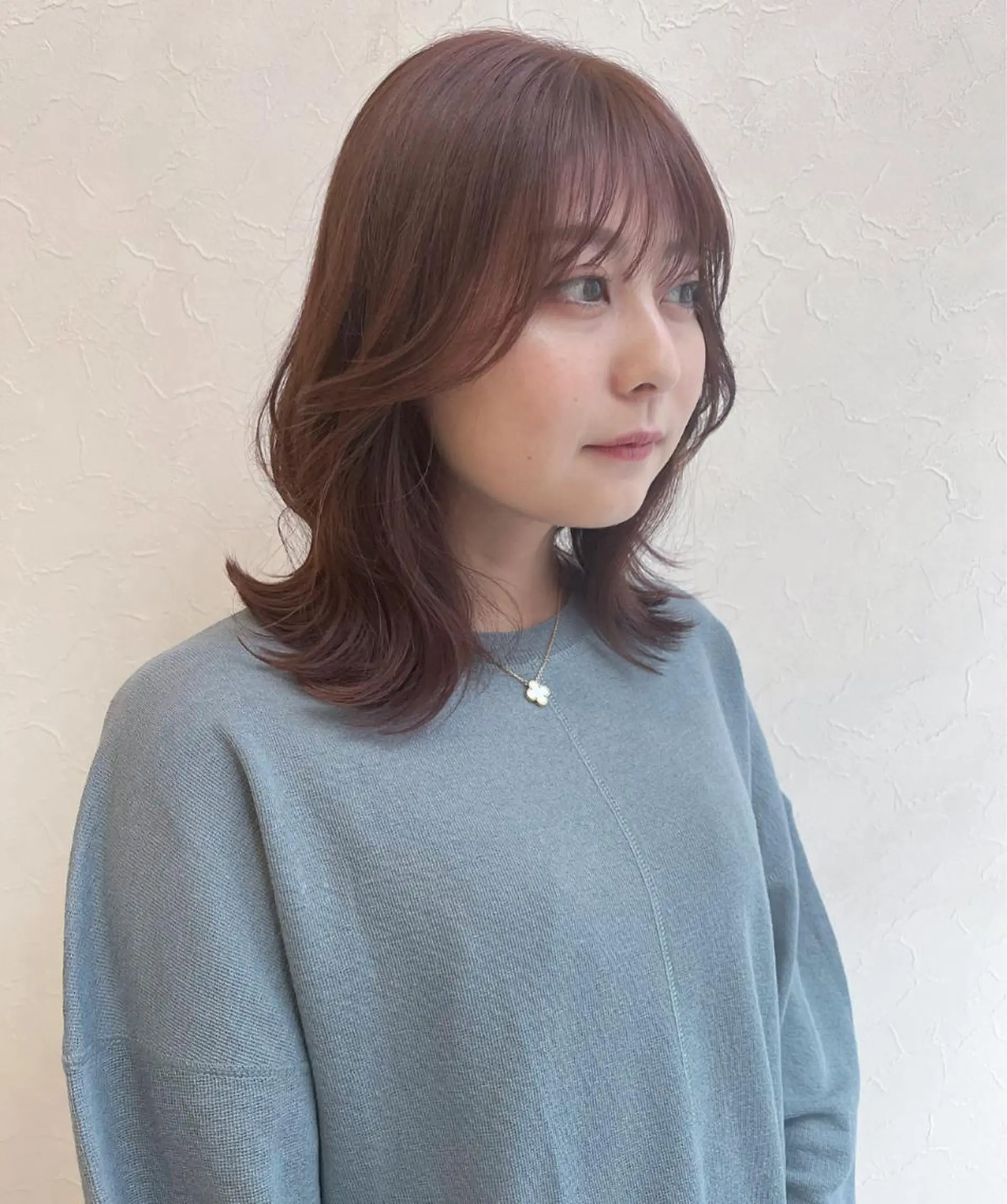 ミディアム カラー nakahara madokaのヘアスタイル