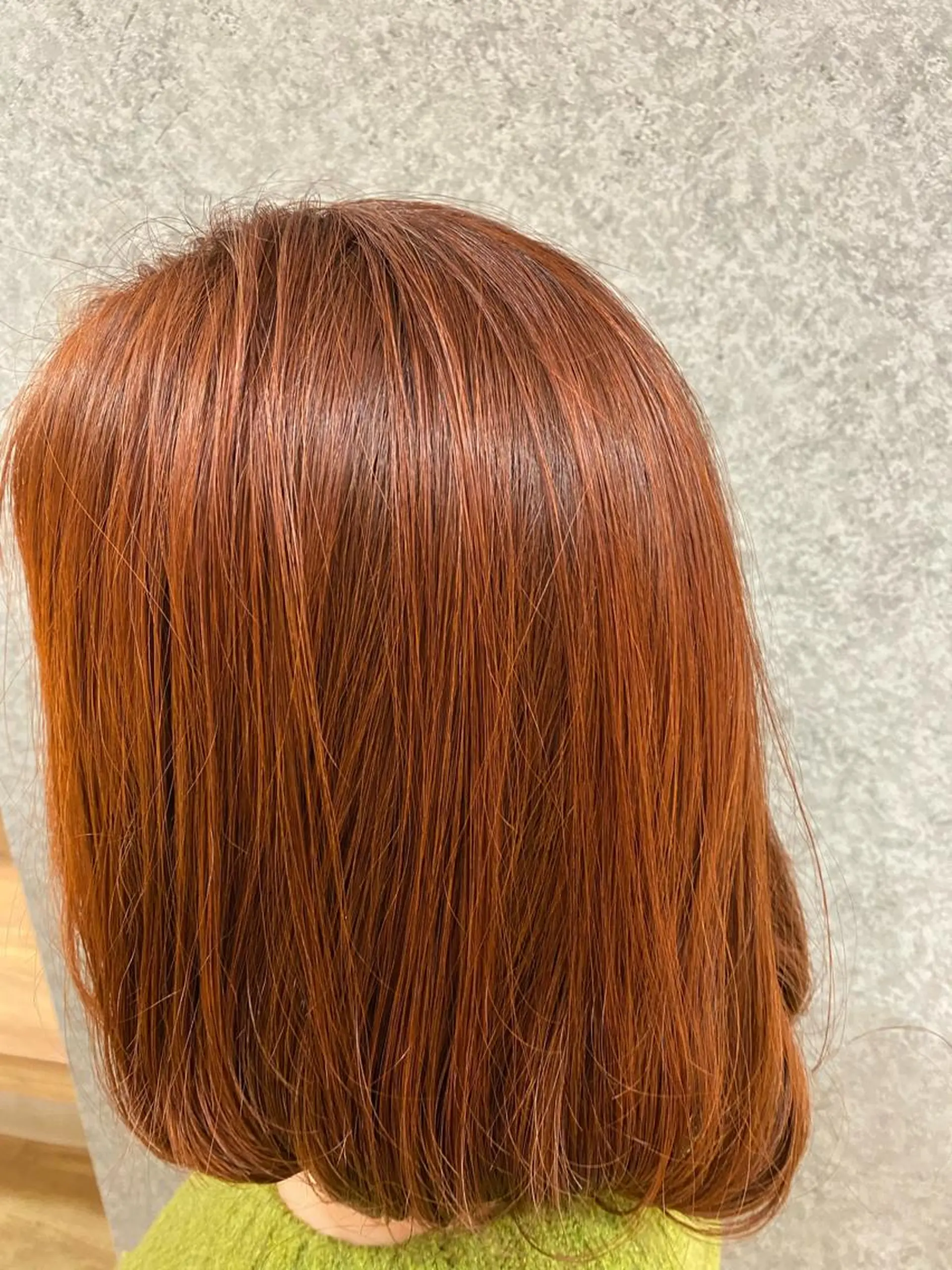 ミディアム カット ヘアカラー トリートメント 👾徐 涛👾のヘアスタイル