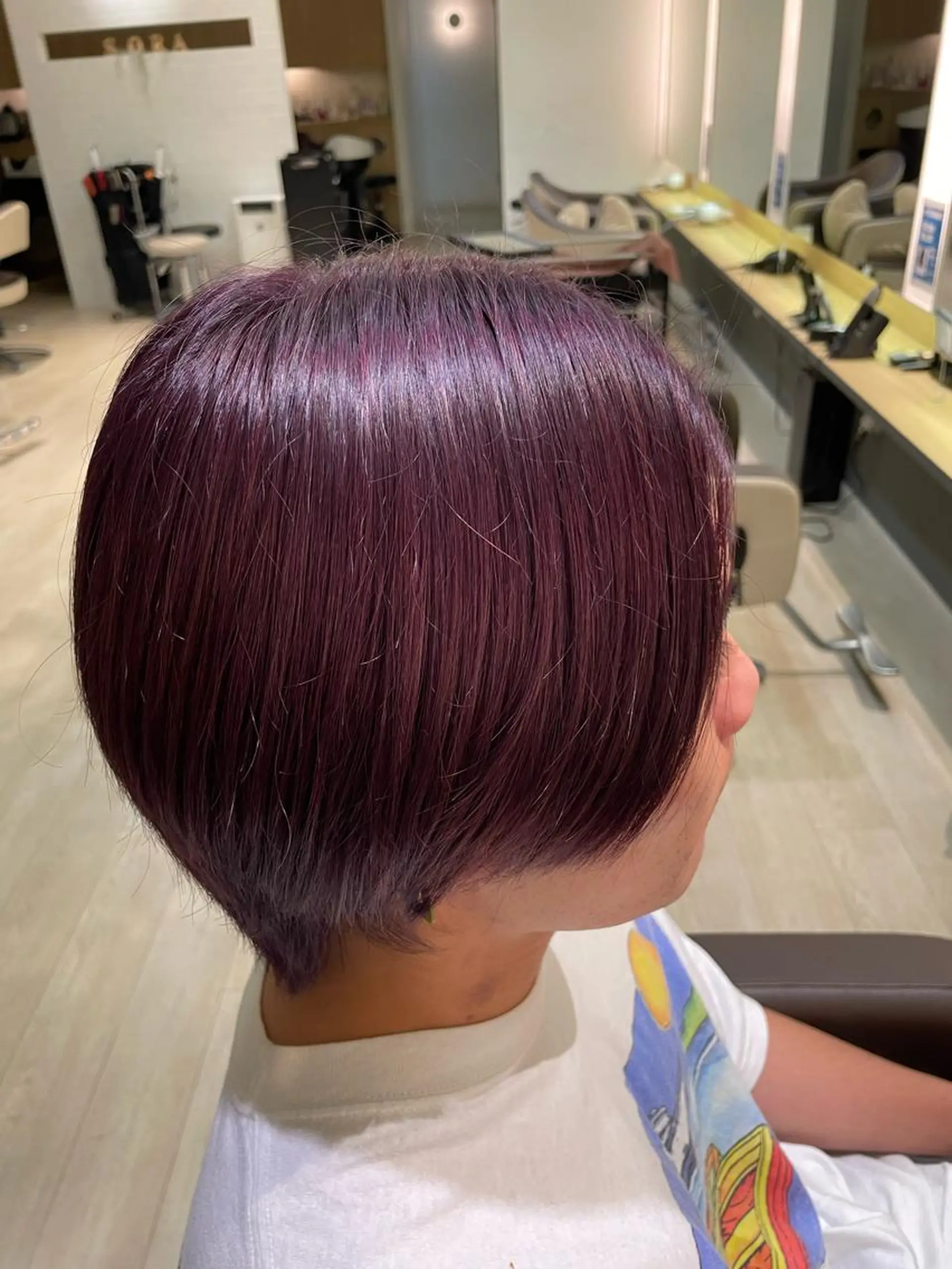 カラー ブリーチ メンズカット募集 草野のヘアスタイル