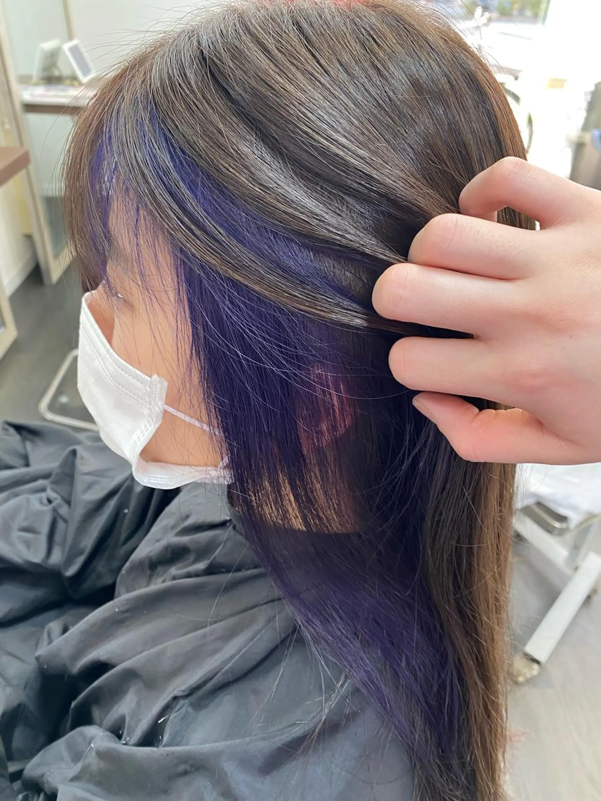 ロング ヘアカラー トリートメント 月野涼風 /レイヤーカットのヘアスタイル