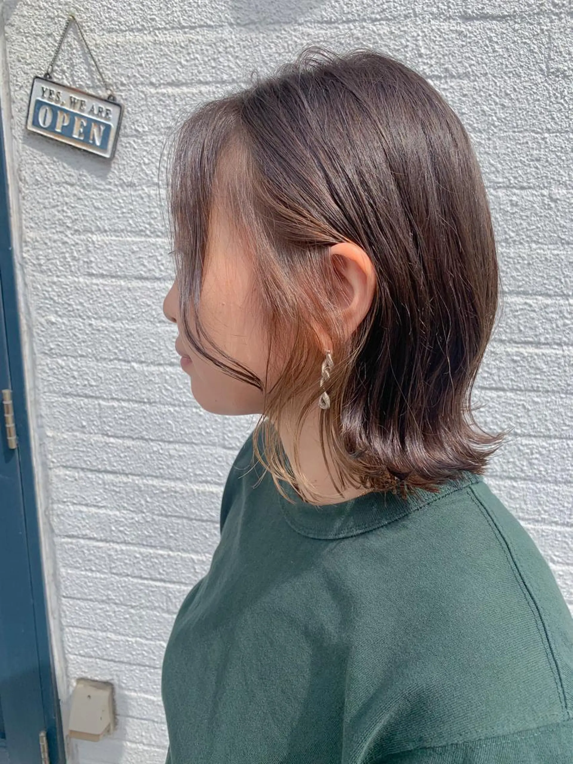 ミディアム ボブ 外ハネヘア 髪質改善✨透明感 Kaoriのヘアスタイル